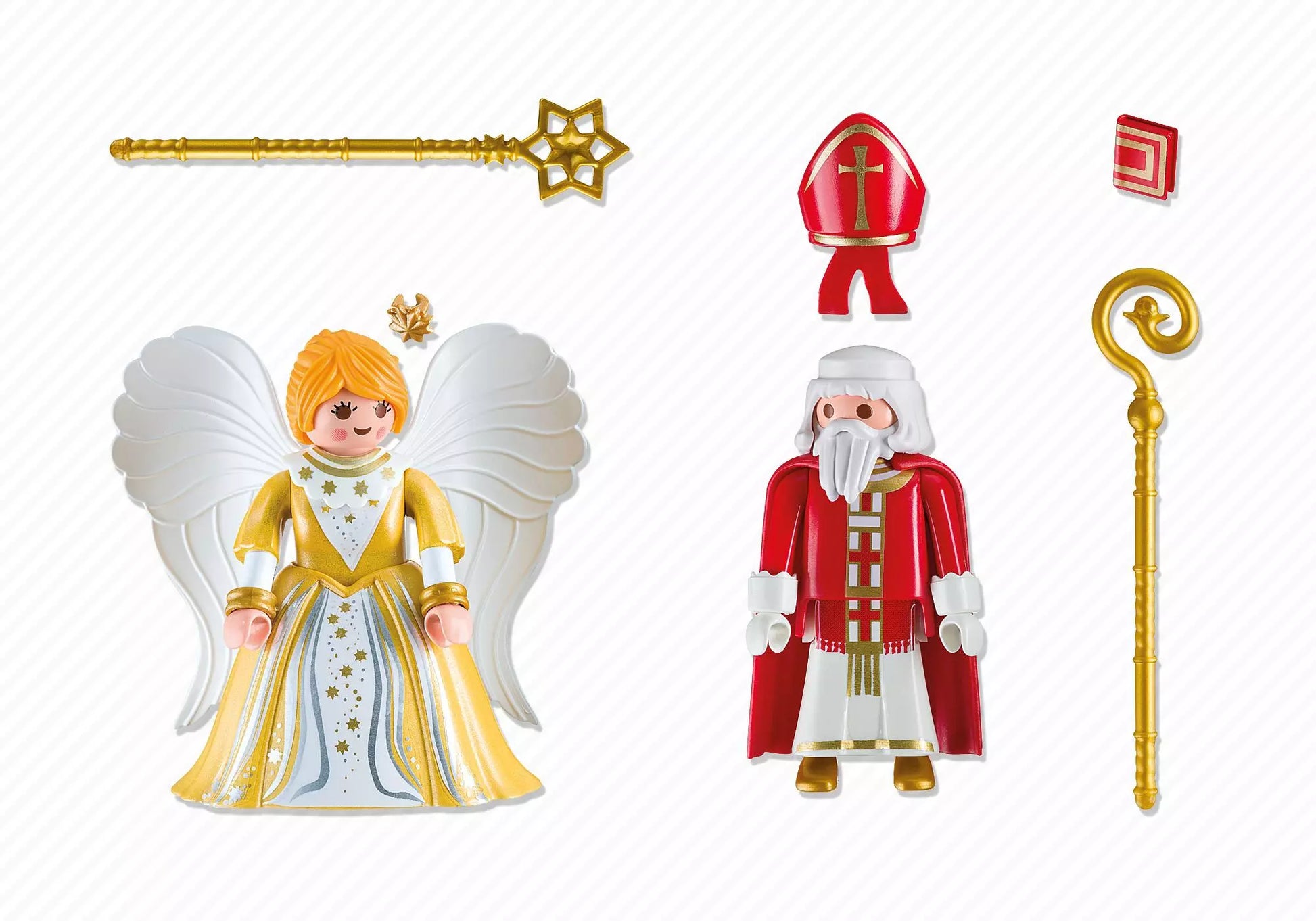 Playmobil 5592 Christmas DuoPack St. Nikolaus und Weihnachtsengel - plegobil
