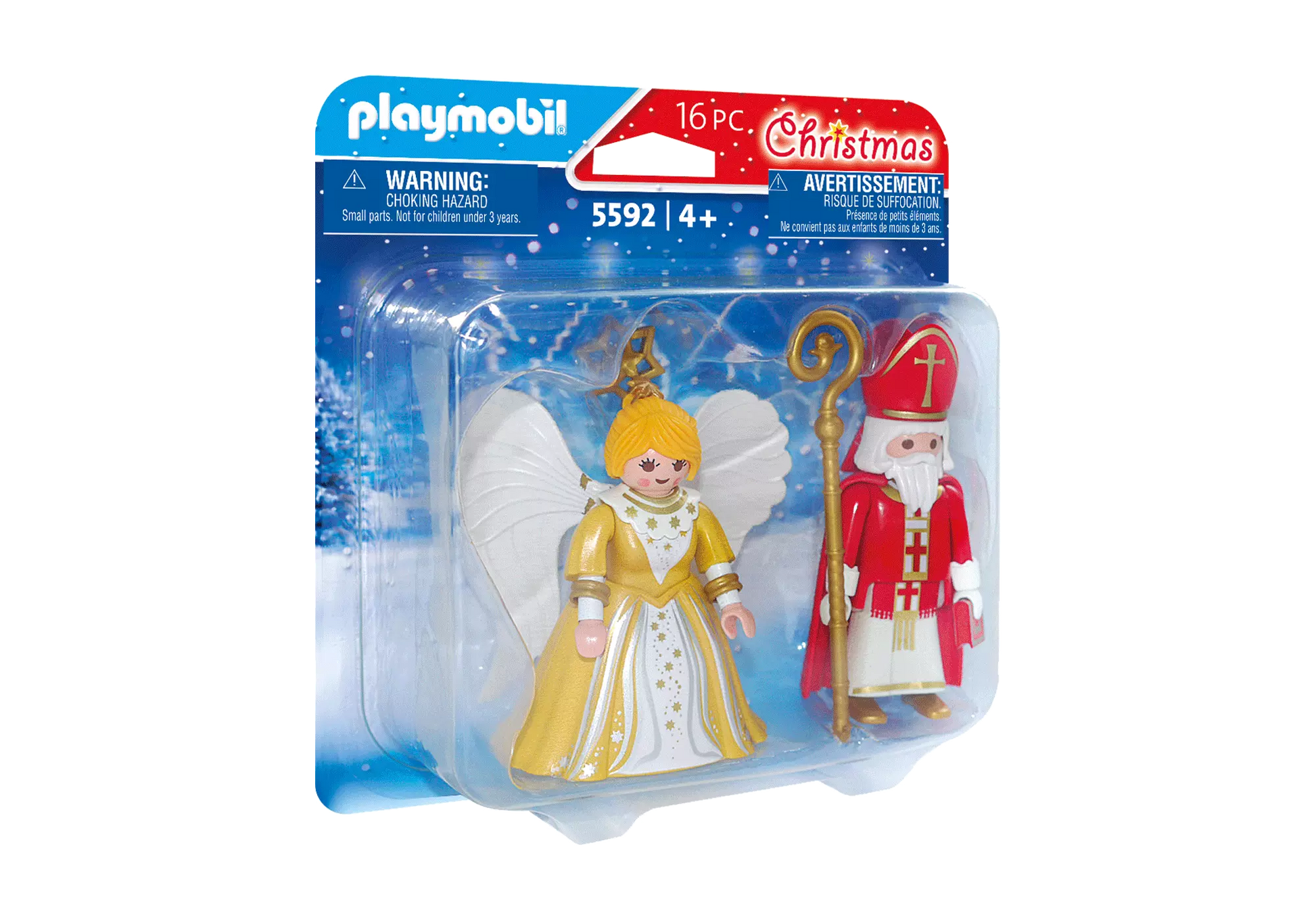 Playmobil 5592 Christmas DuoPack St. Nikolaus und Weihnachtsengel - plegobil