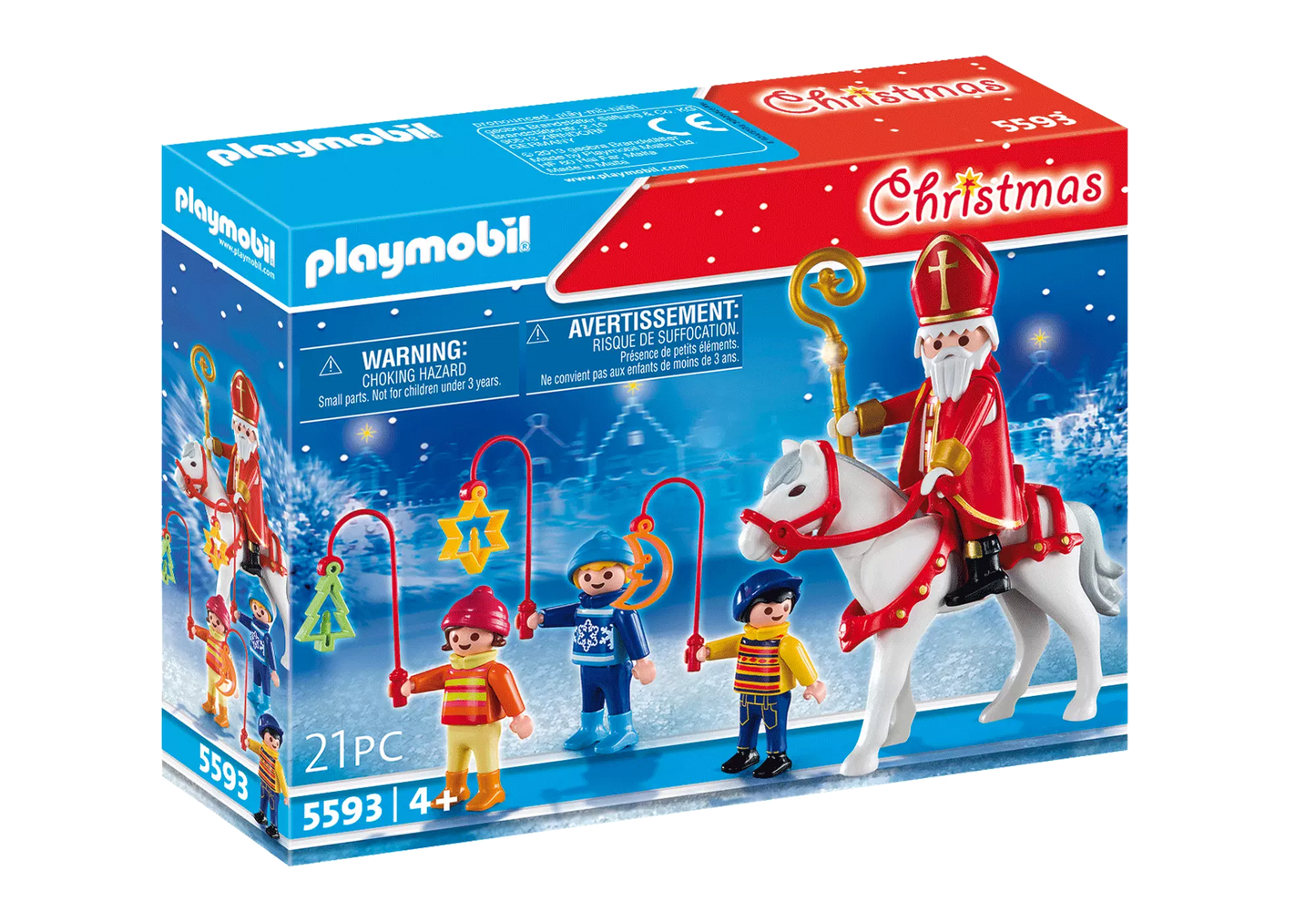 Playmobil 5593 Christmas Sankt Martin mit Laternenzug - plegobil