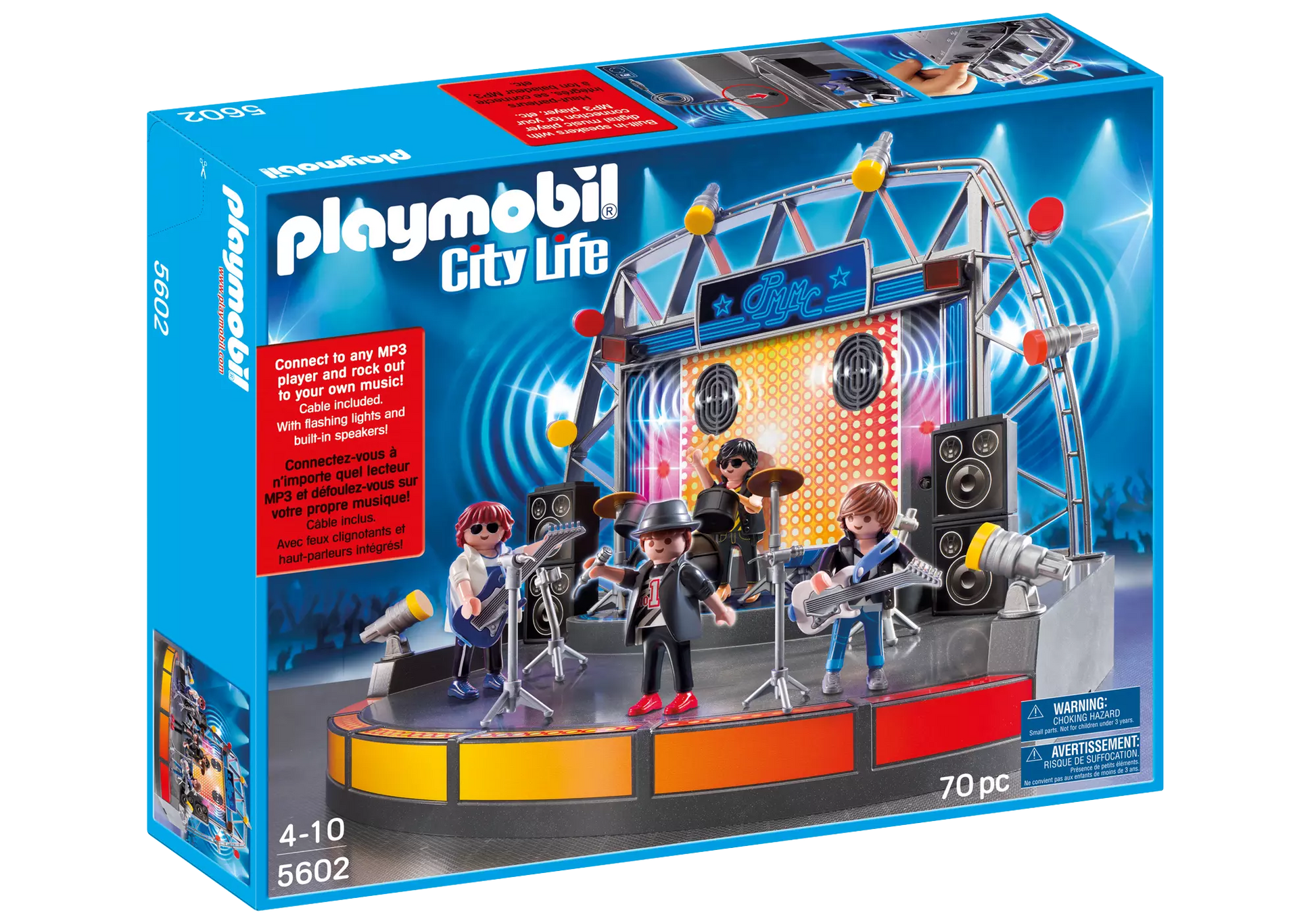 Playmobil 5602 City Life Rock Star Bühne - plegobil