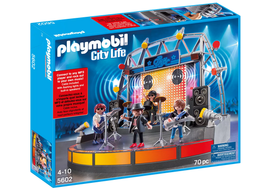 Playmobil 5602 City Life Rock Star Bühne - plegobil