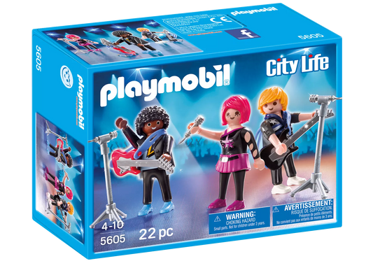 Playmobil 5605 City Life Pop Stars Band - plegobil