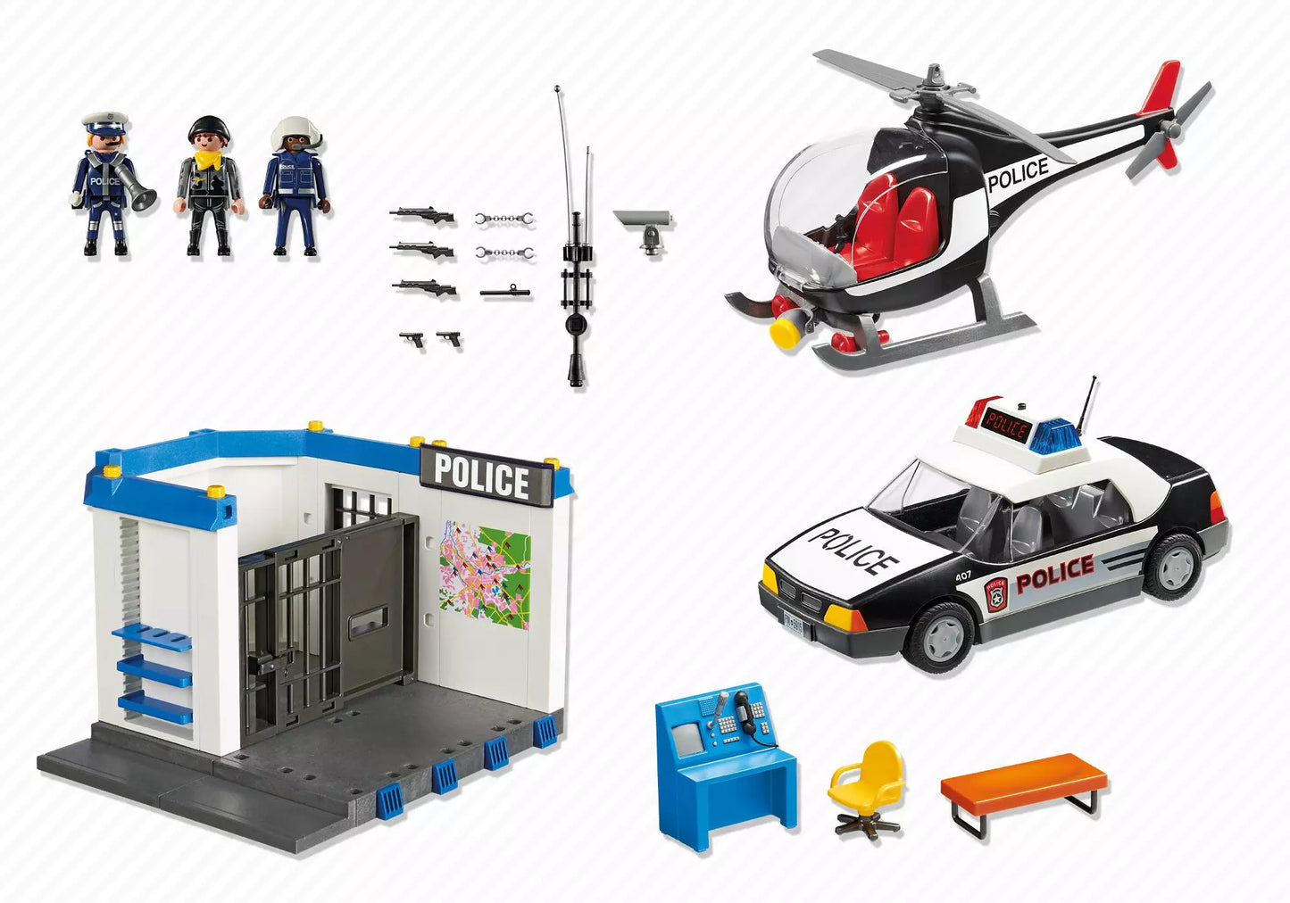 Playmobil 5607 City Action Großes Polizei-Set - plegobil