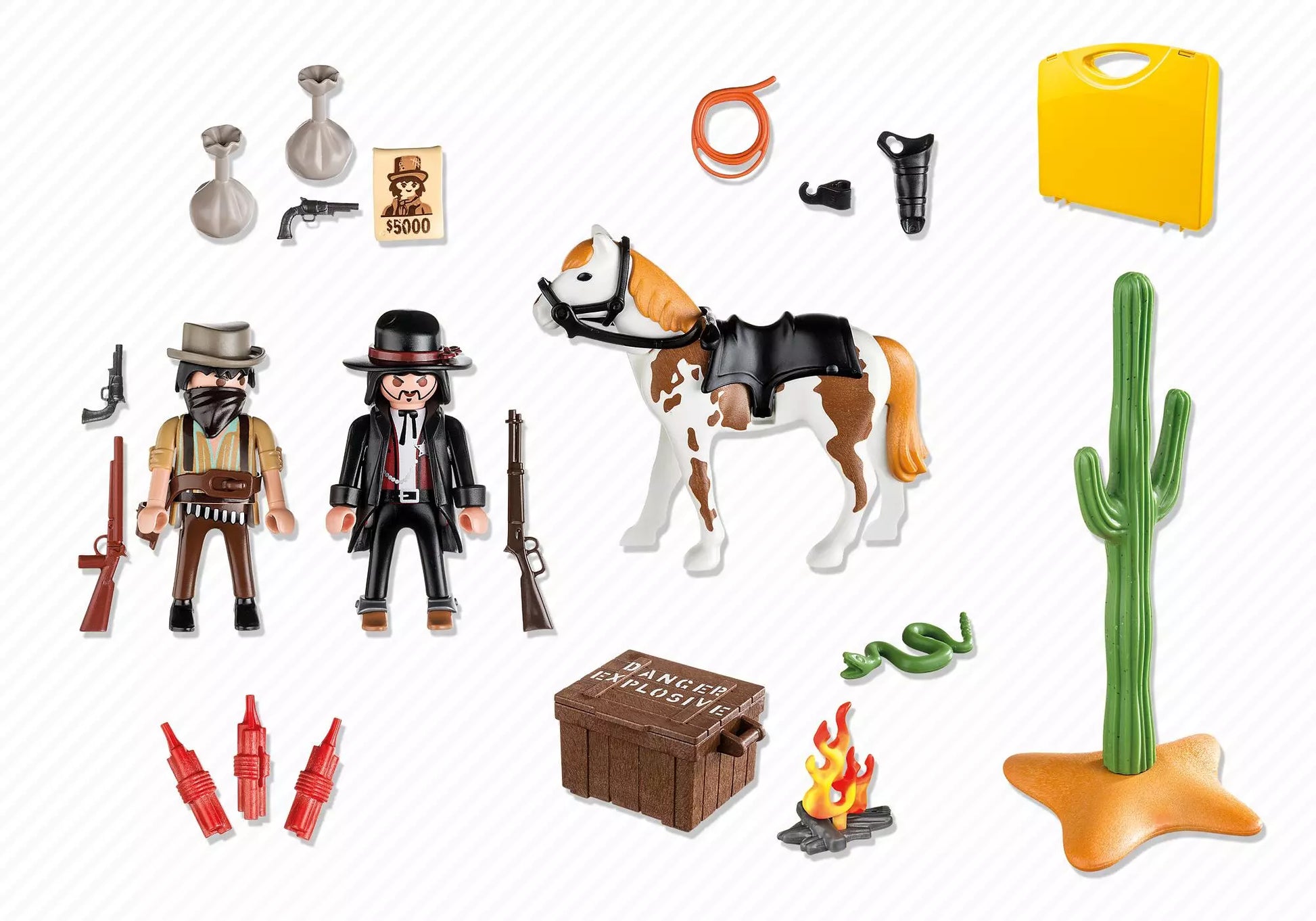 Playmobil 5608 Western Carry Case Banditen - plegobil