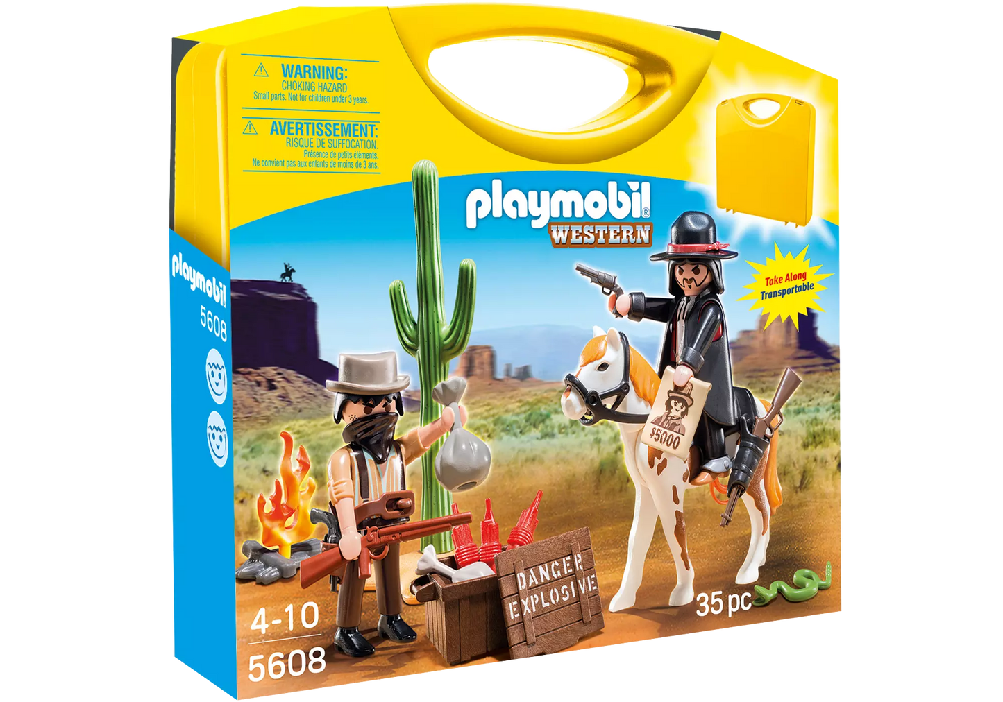 Playmobil 5608 Western Carry Case Banditen - plegobil