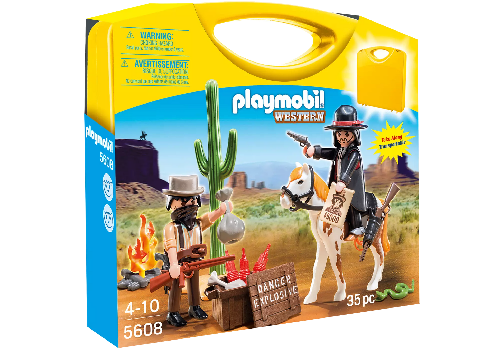 Playmobil 5608 Western Carry Case Banditen - plegobil