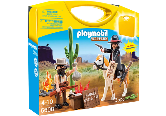 Playmobil 5608 Western Carry Case Banditen - plegobil