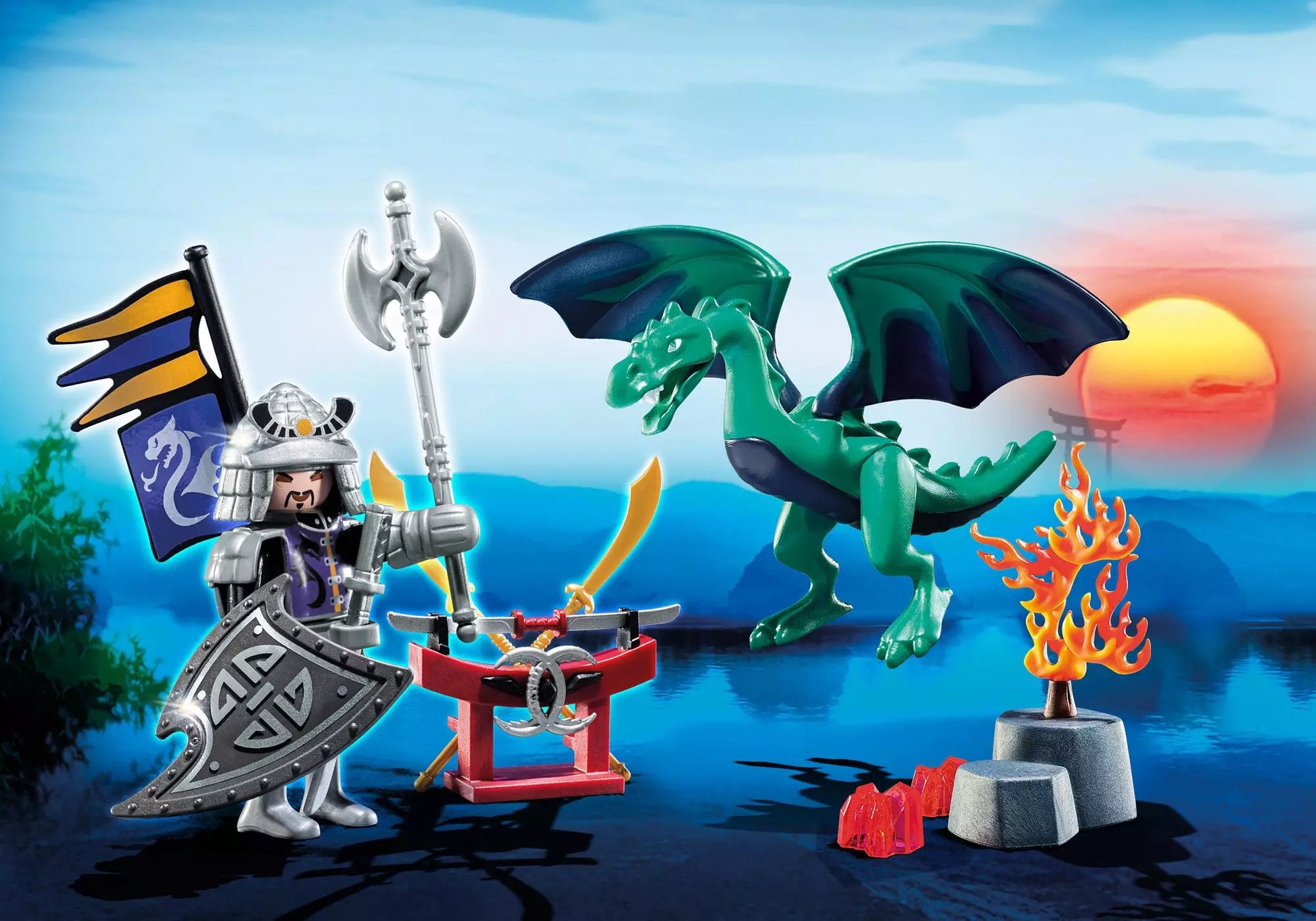Playmobil 5609 Dragons Carry Case Drachenritter - plegobil