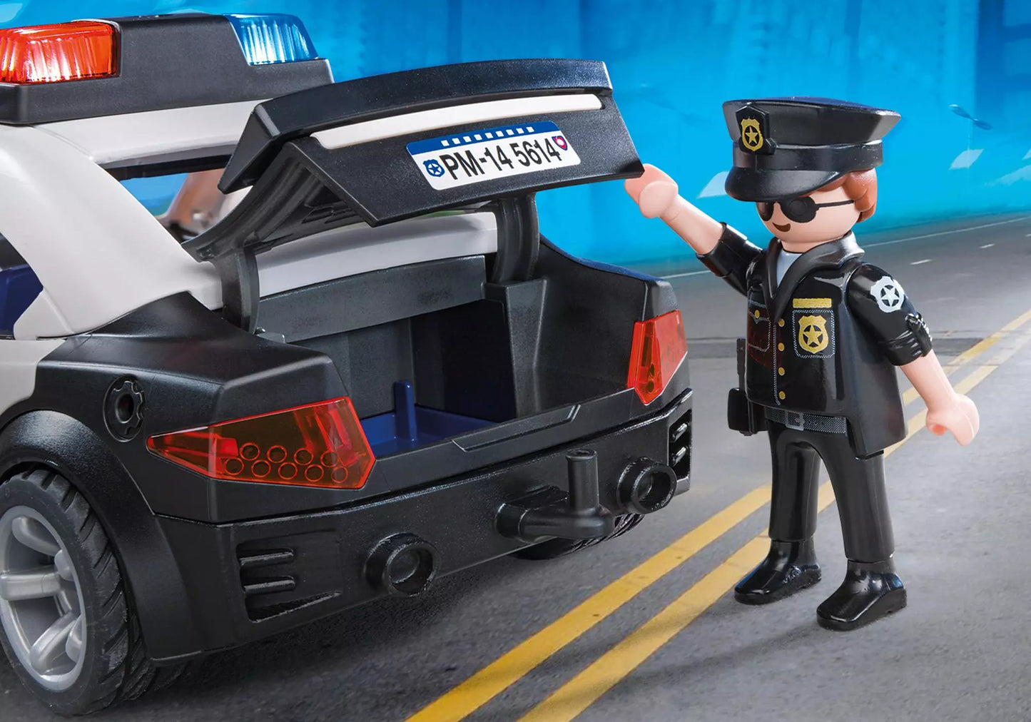 Playmobil 5614 City Action Amerikanischer Polizeiwagen - plegobil