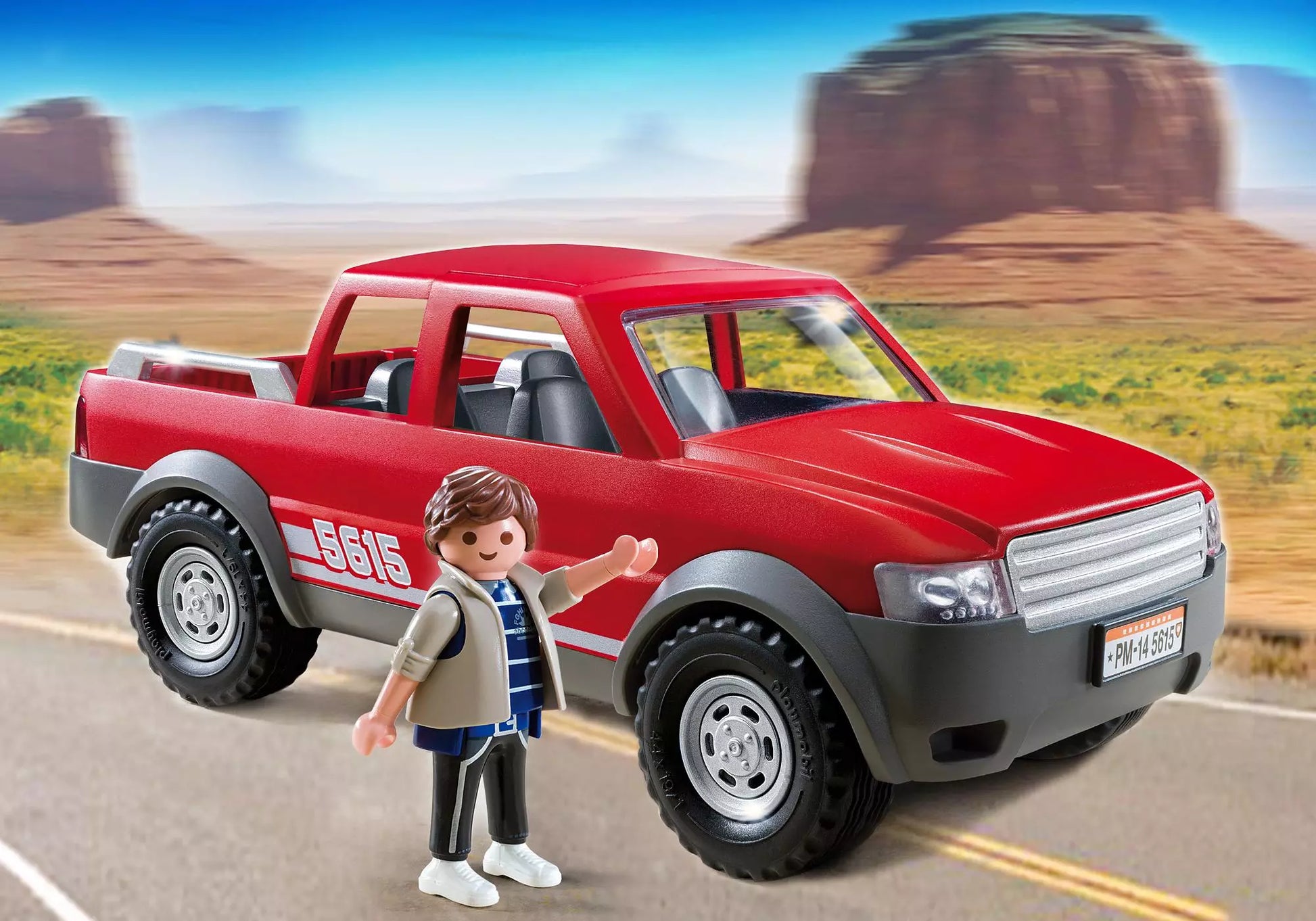 Playmobil 5615 City Action Pick-up Truck - plegobil
