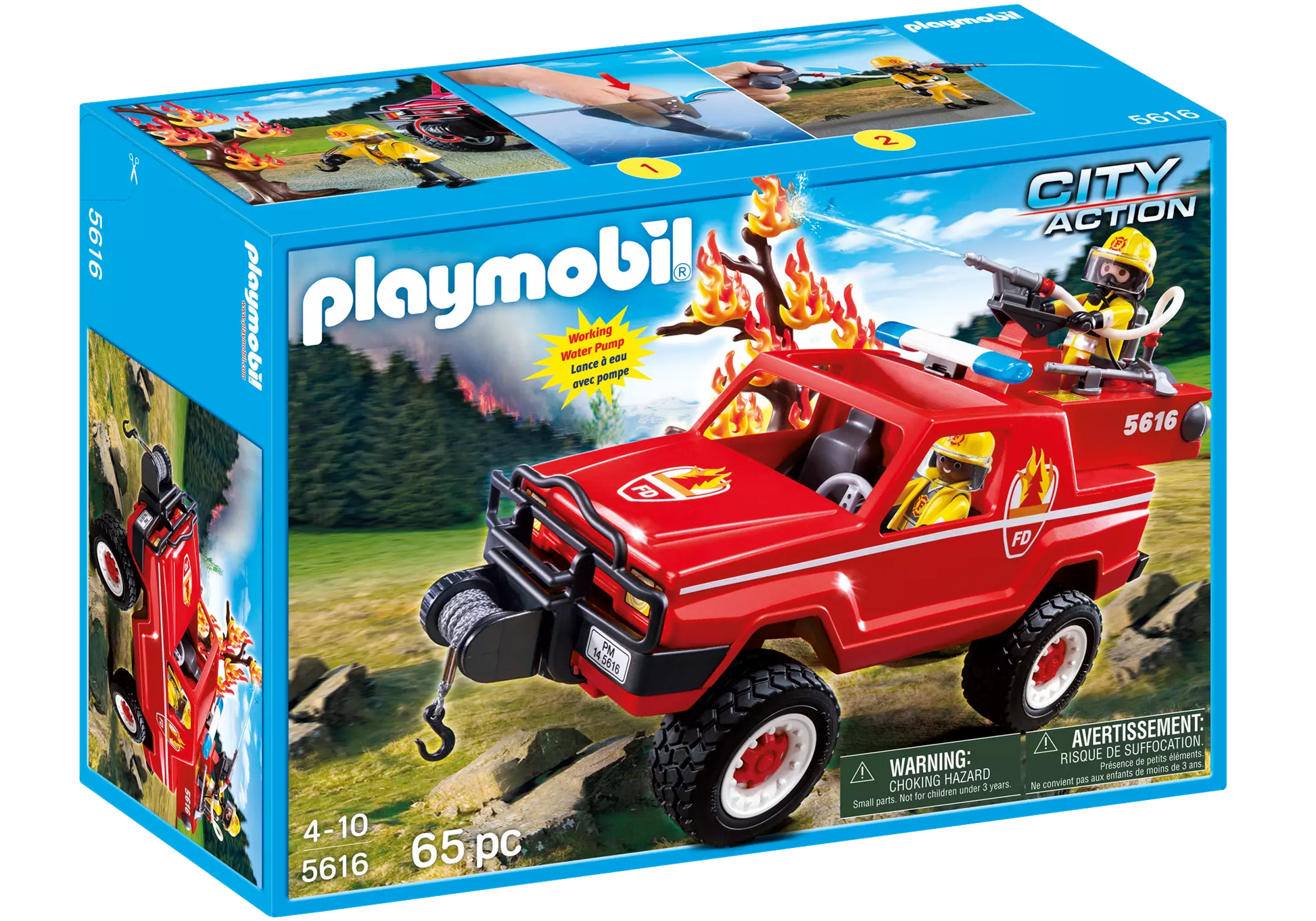 Playmobil 5616 City Action Feuerwehrauto - plegobil
