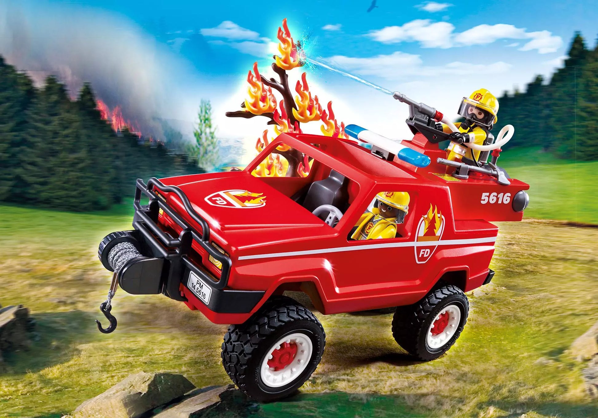 Playmobil 5616 City Action Feuerwehrauto - plegobil