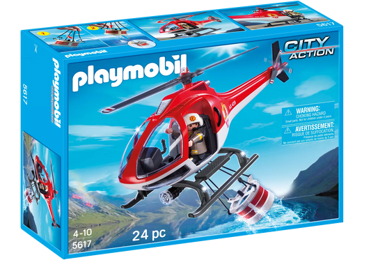 Playmobil 5617 City Action Rettungshubschrauber - plegobil