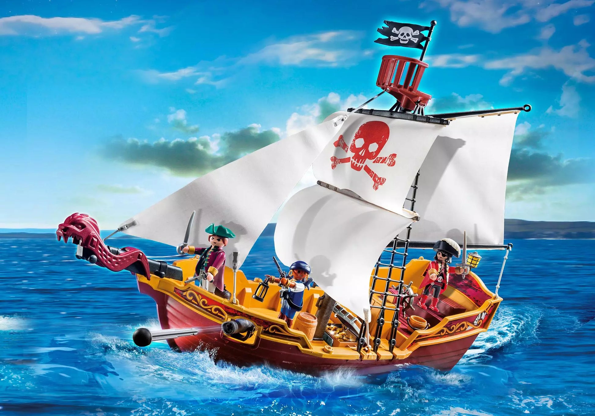 Playmobil 5618 Pirates Piratenschiff Rote Schlange - plegobil
