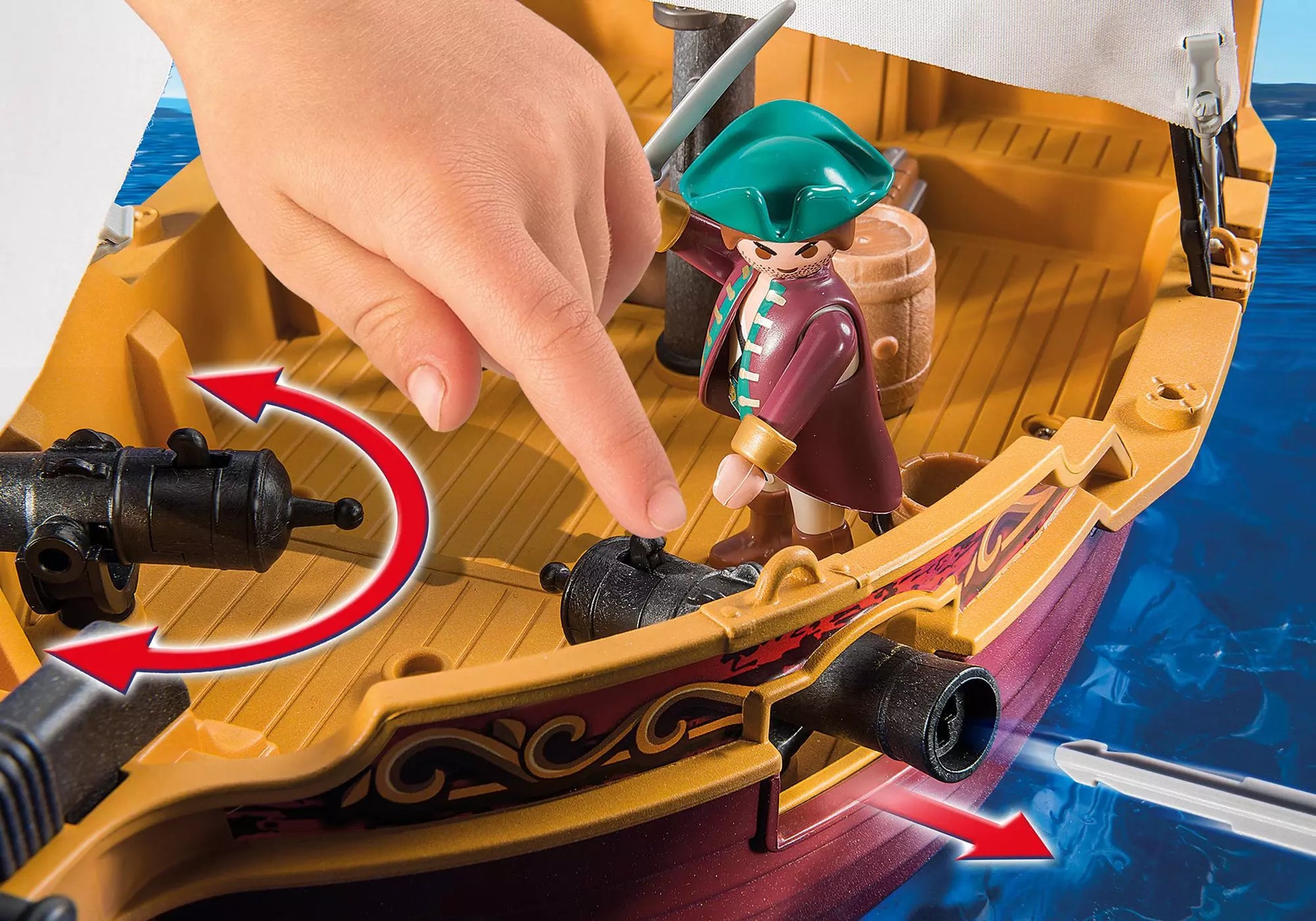 Playmobil 5618 Pirates Piratenschiff Rote Schlange - plegobil