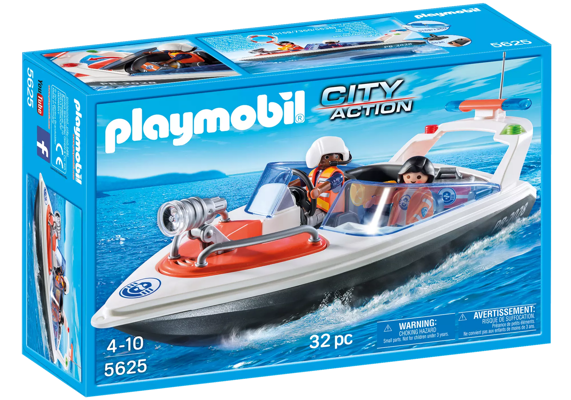 Playmobil 5625 City Action Rettungsboot - plegobil