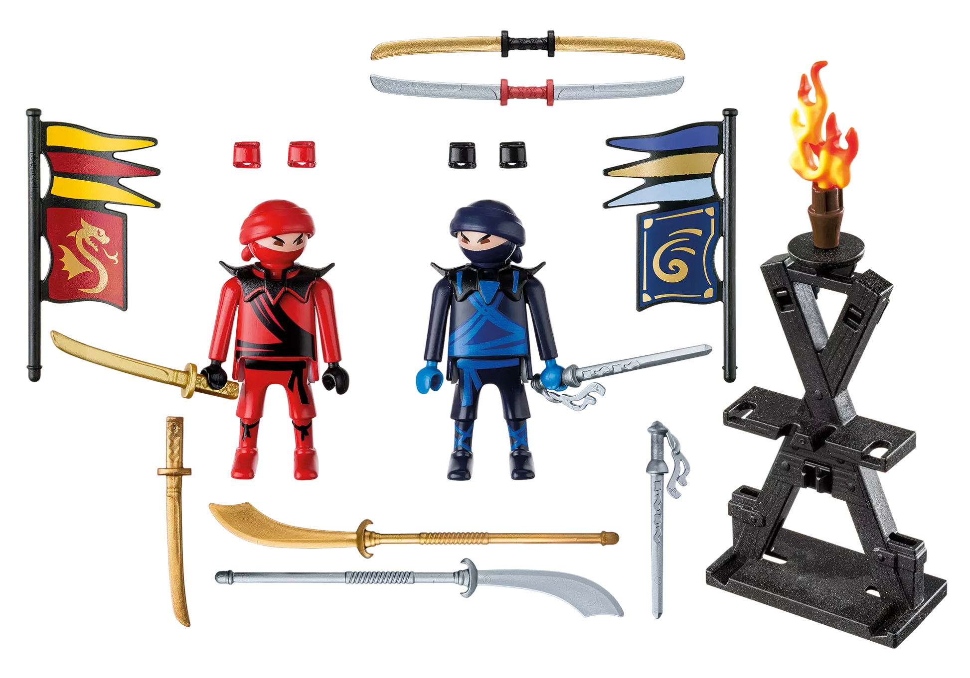 Playmobil 5629 Knights Carry Case Ninjas - plegobil