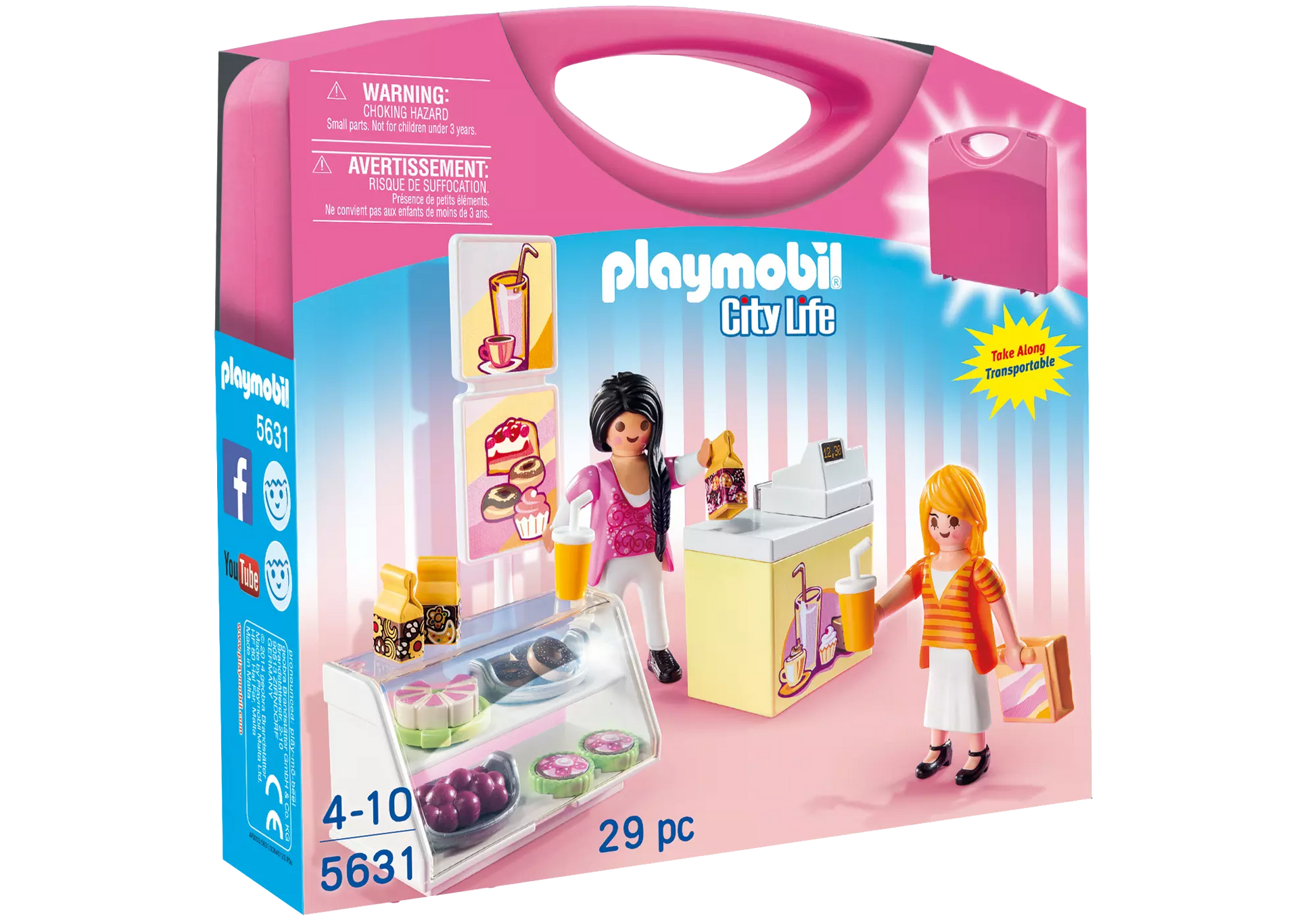Playmobil 5631 City Life Carry Case Konditorei - plegobil
