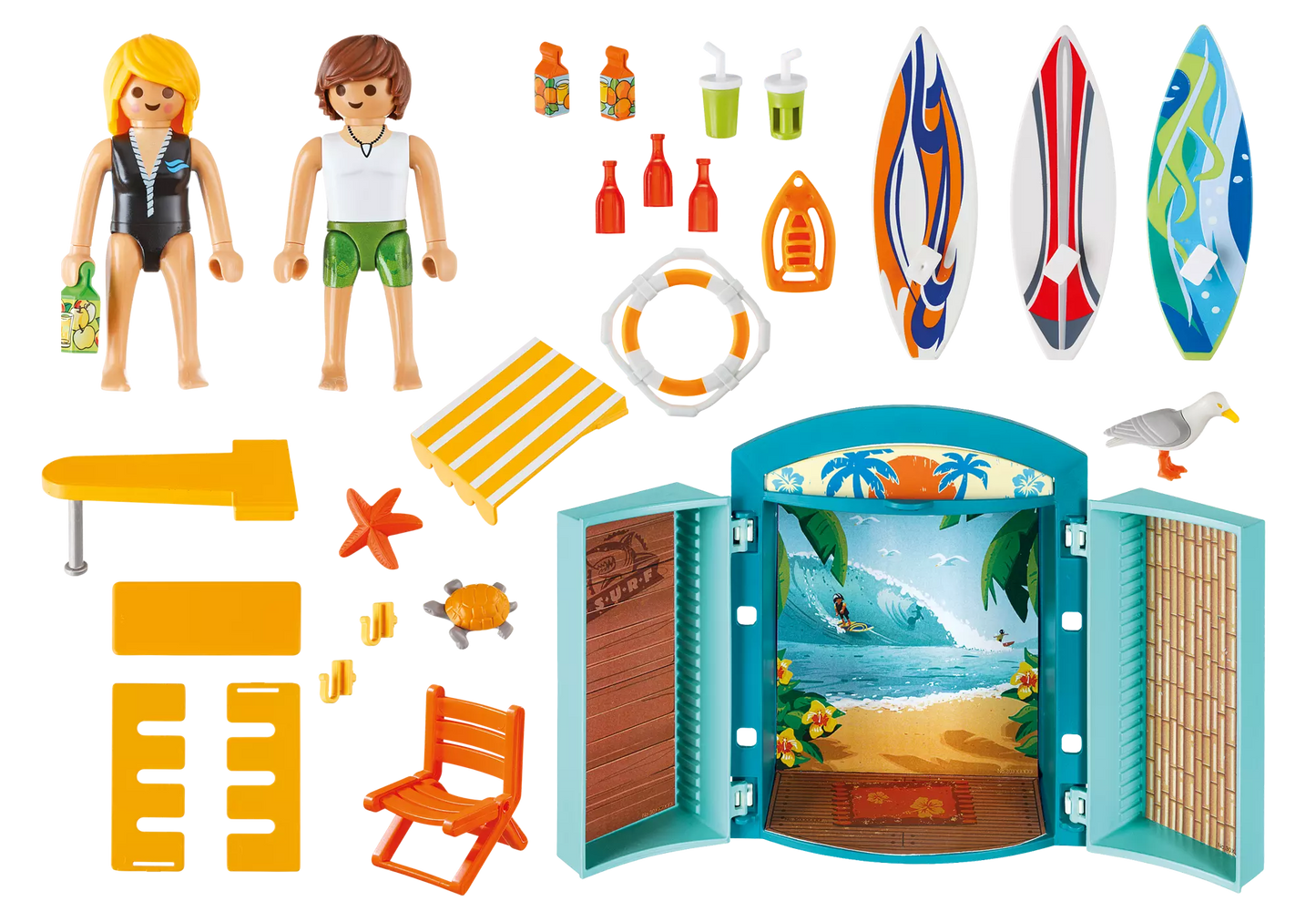 Playmobil 5641 City Life Aufklapp Spiel Box Surf Shop - plegobil