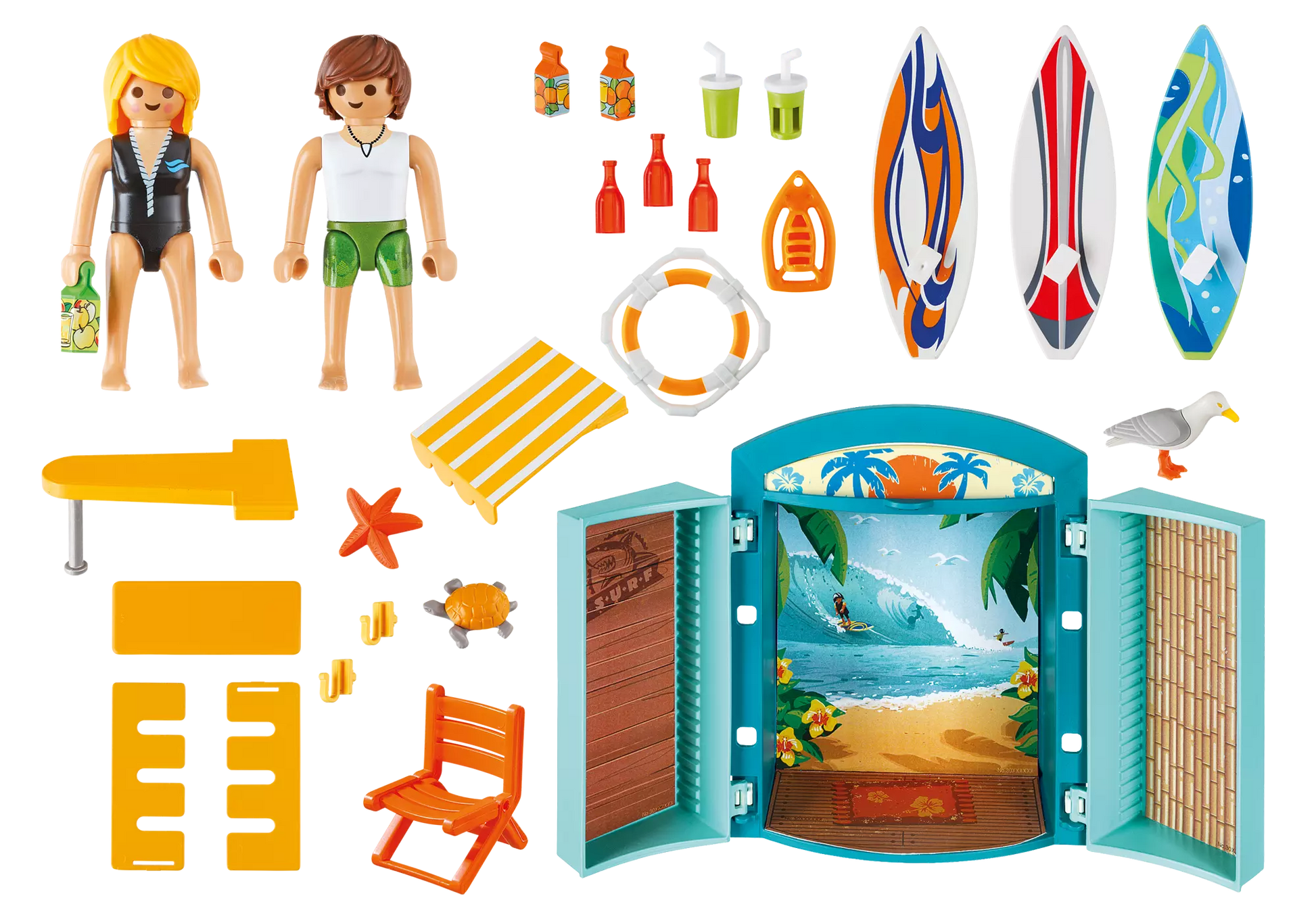 Playmobil 5641 City Life Aufklapp Spiel Box Surf Shop - plegobil