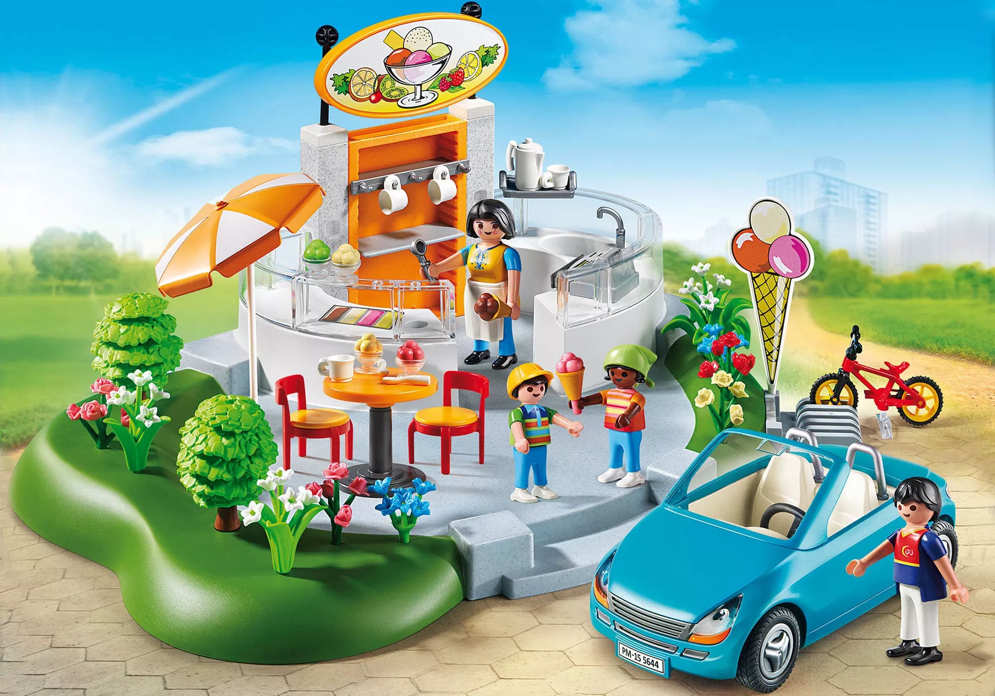 Playmobil 5644 City Life Cabrioausflug zur Eisdiele - plegobil