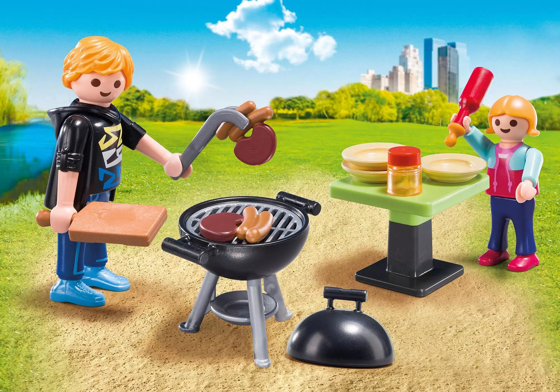 Playmobil 5649 Family Fun Mitnehm Grill - plegobil