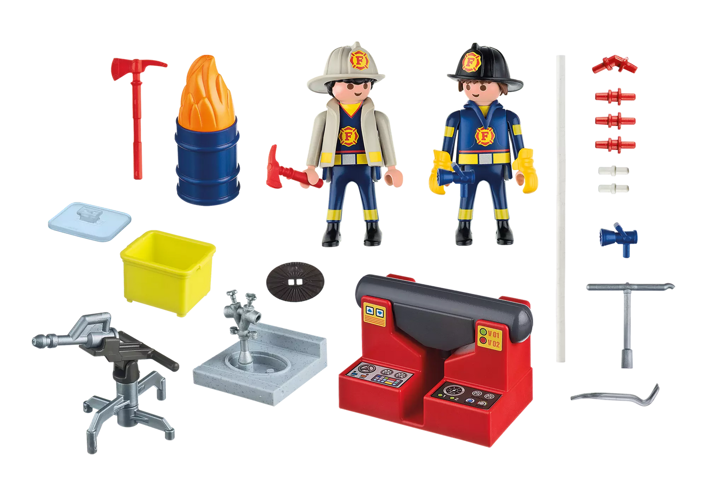 Playmobil 5651 City Action Carry Case Feuerwehreinsatz - plegobil
