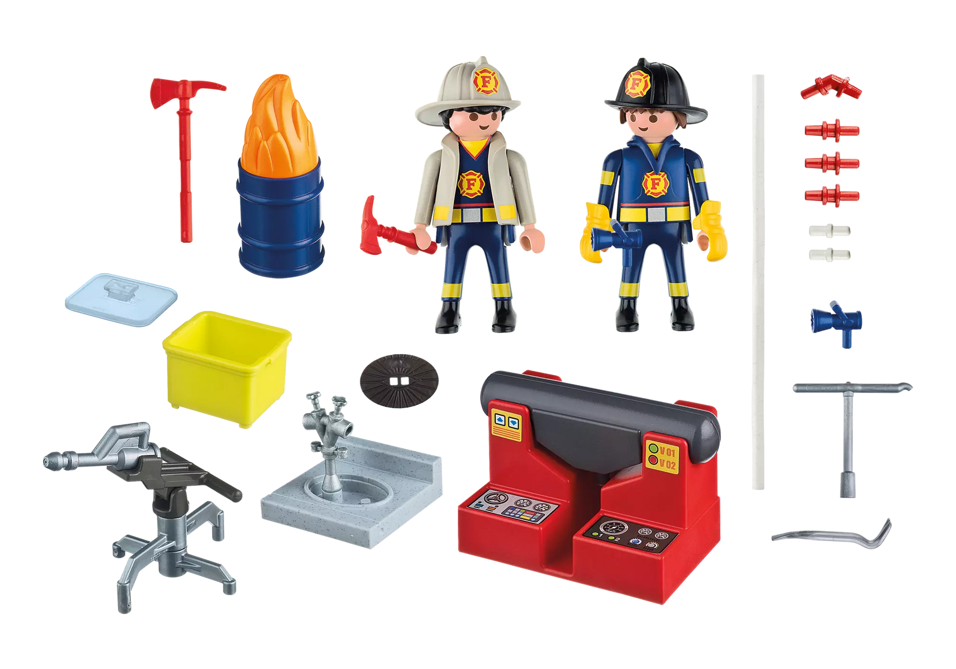 Playmobil 5651 City Action Carry Case Feuerwehreinsatz - plegobil