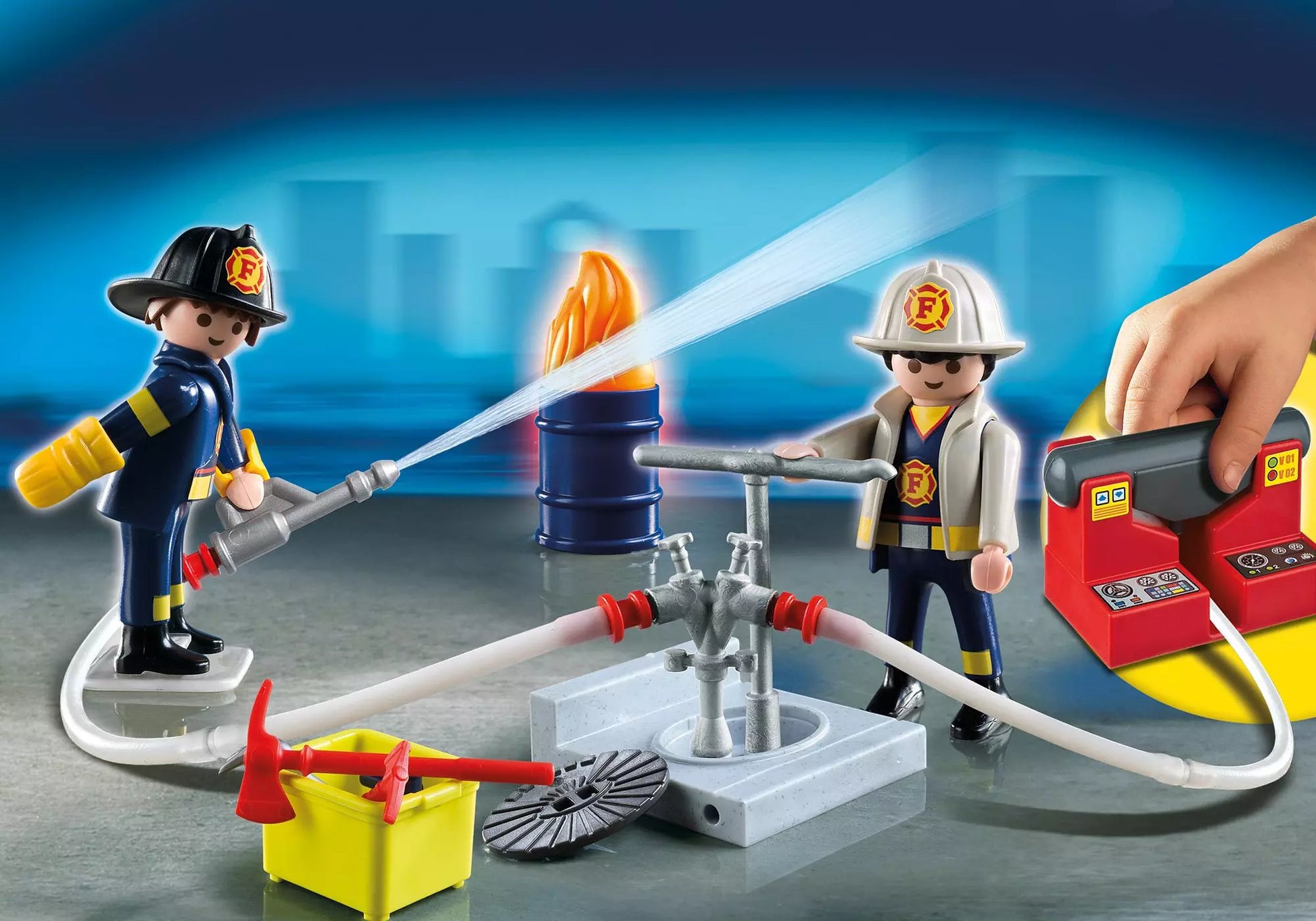 Playmobil 5651 City Action Carry Case Feuerwehreinsatz - plegobil