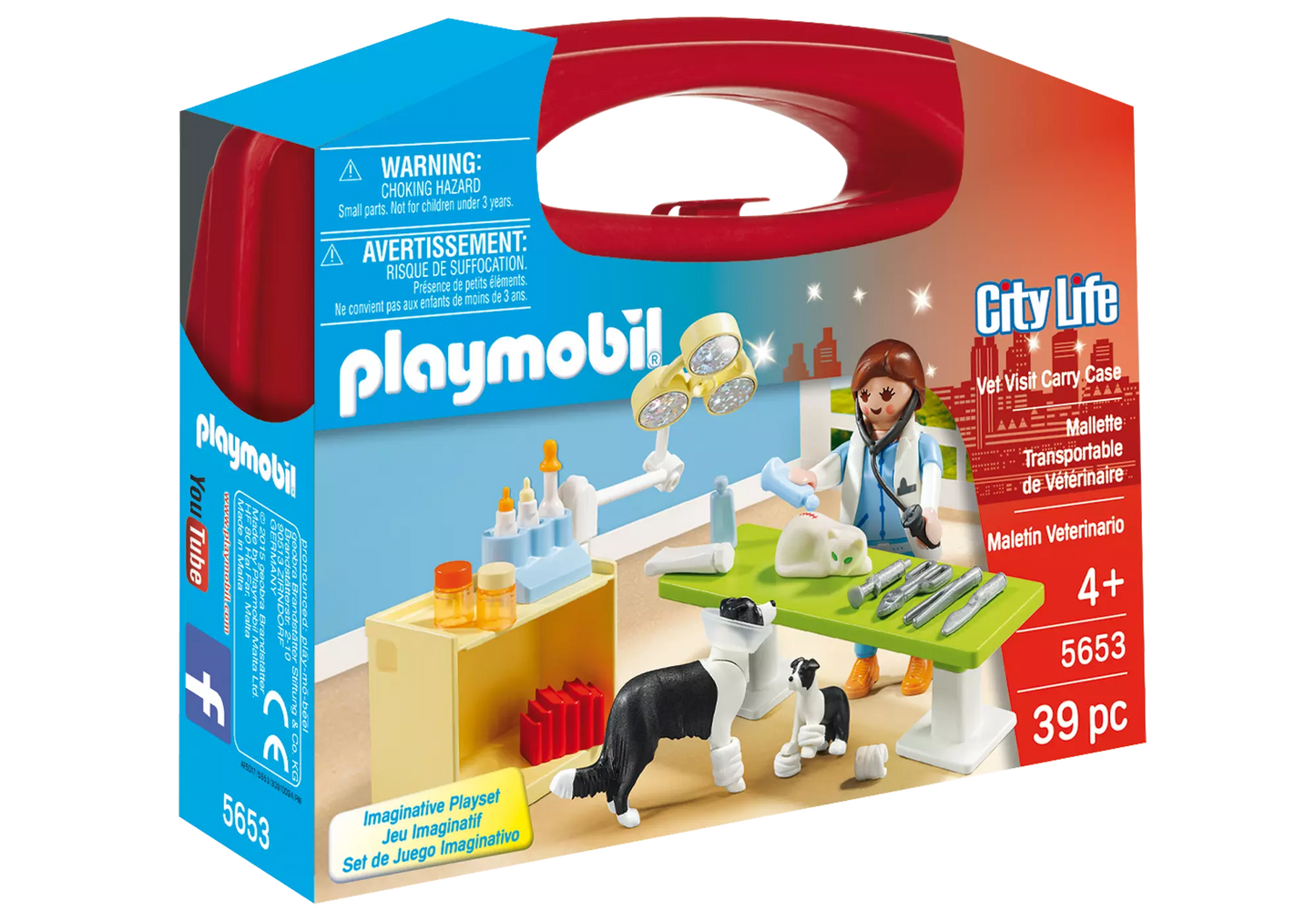 Playmobil 5653 City Life Carry Case Tierarzt - plegobil