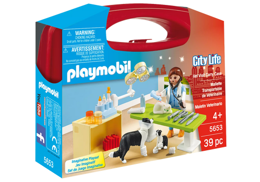 Playmobil 5653 City Life Carry Case Tierarzt - plegobil