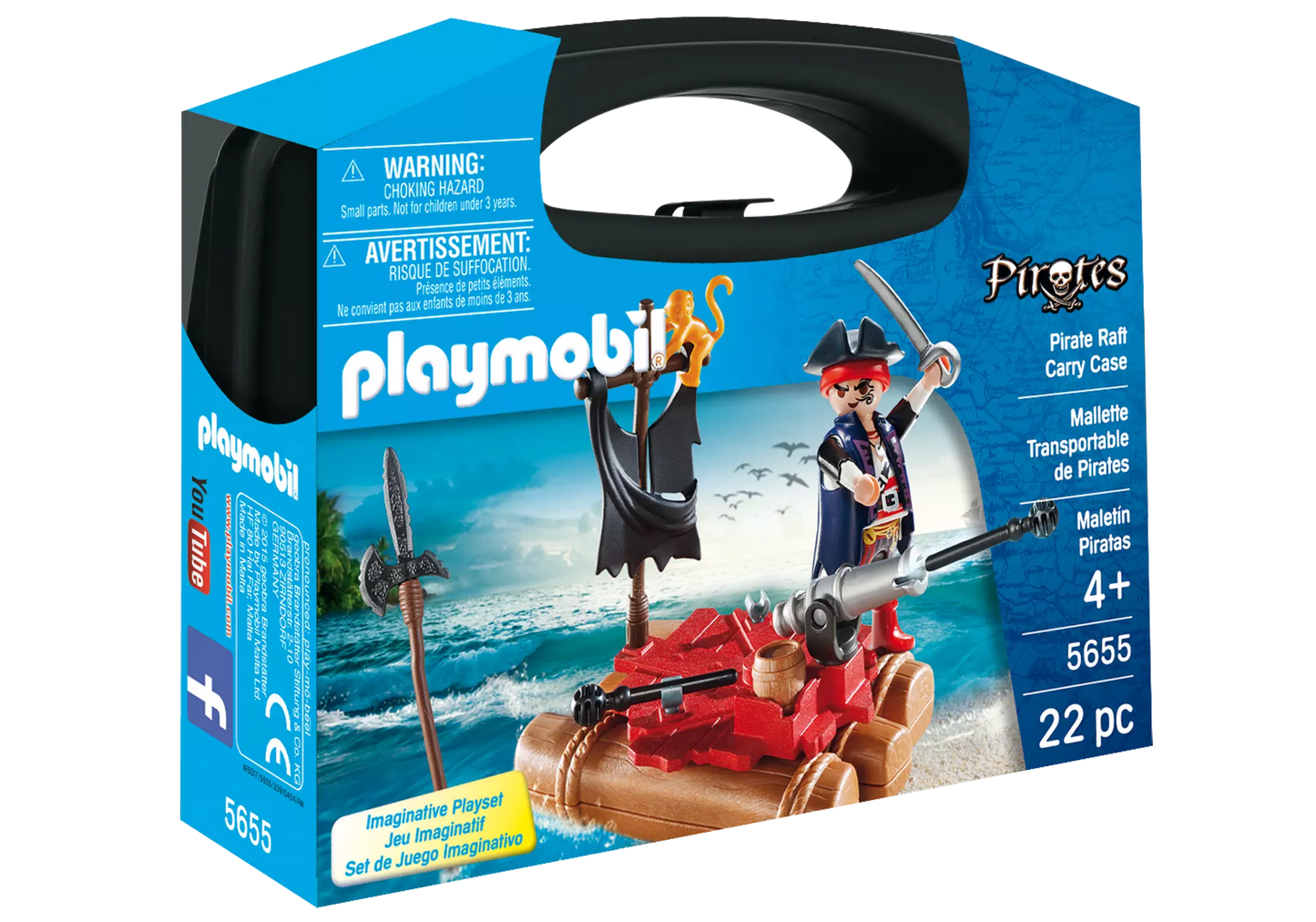 Playmobil 5655 Pirates Carry Case Piratenfloss - plegobil