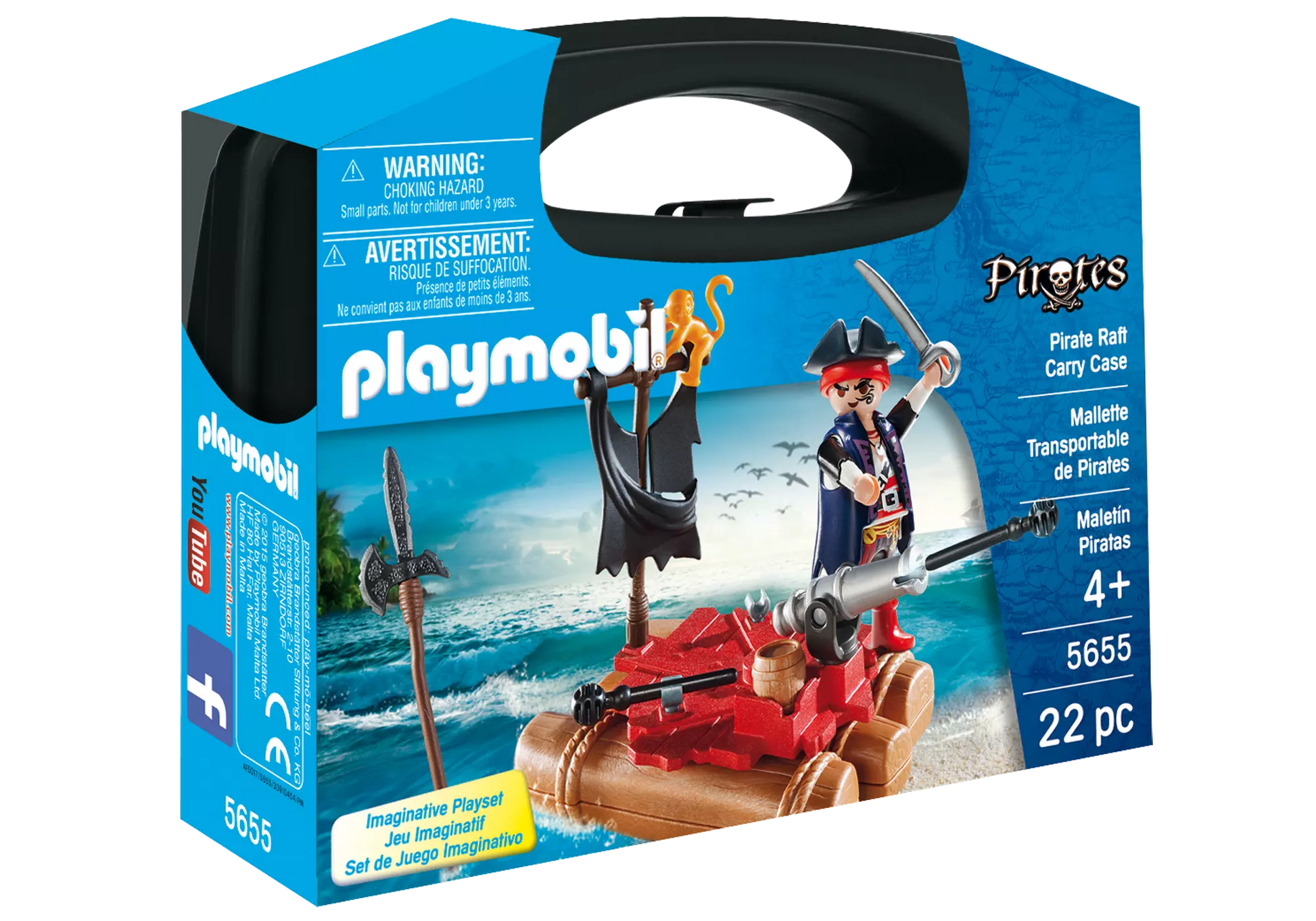 Playmobil 5655 Pirates Carry Case Piratenfloss - plegobil