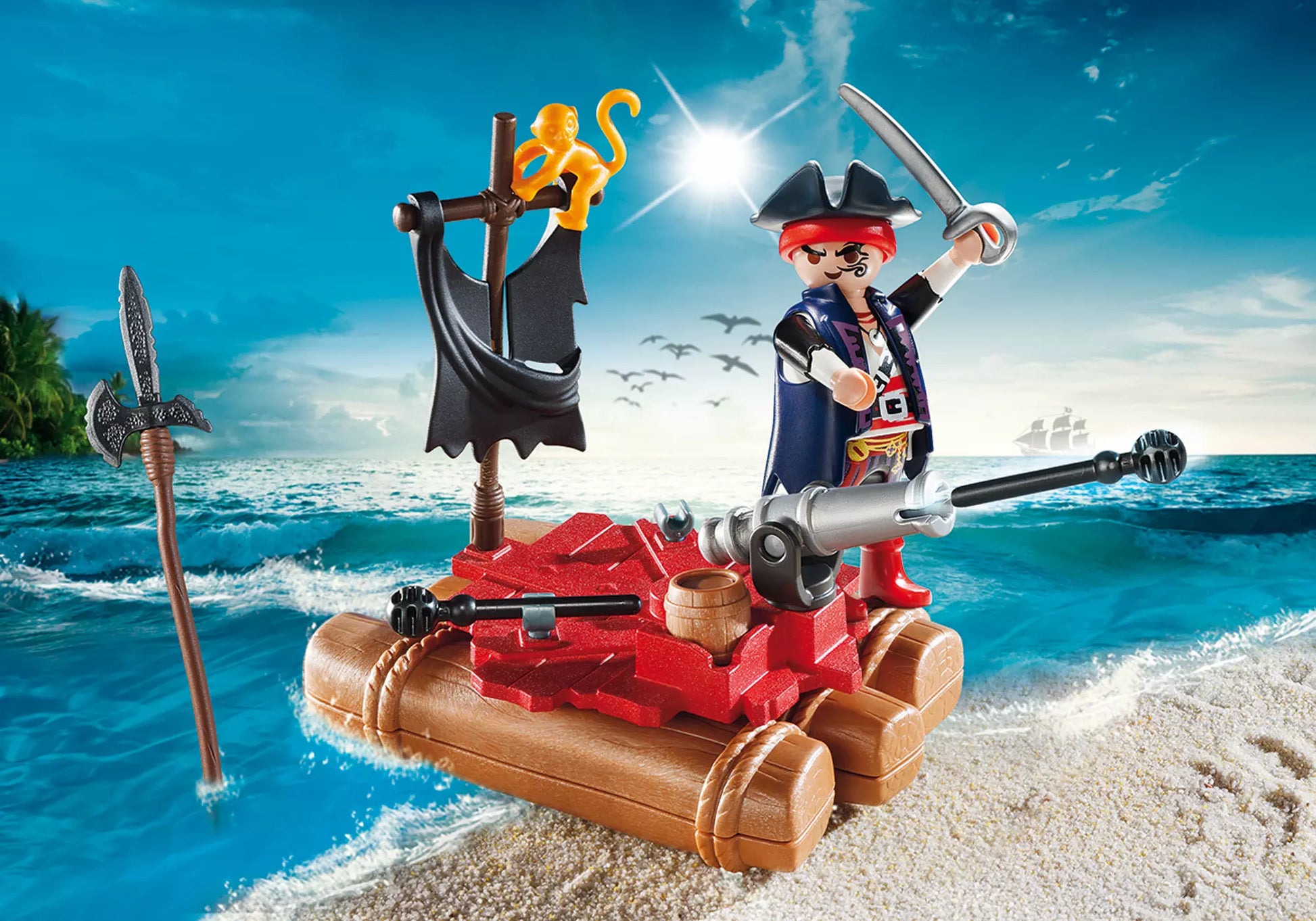 Playmobil 5655 Pirates Carry Case Piratenfloss - plegobil