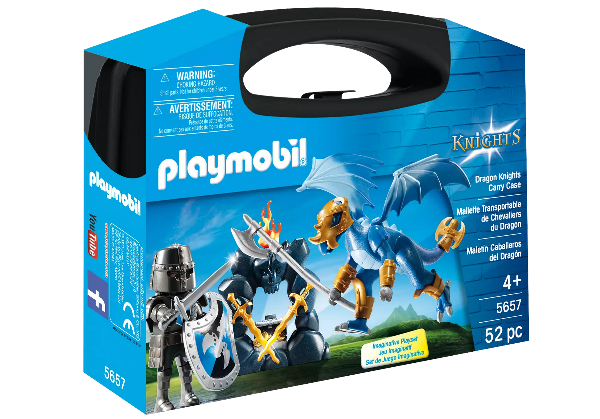 Playmobil 5657 Knights Carry Case Ritter und Drache - plegobil