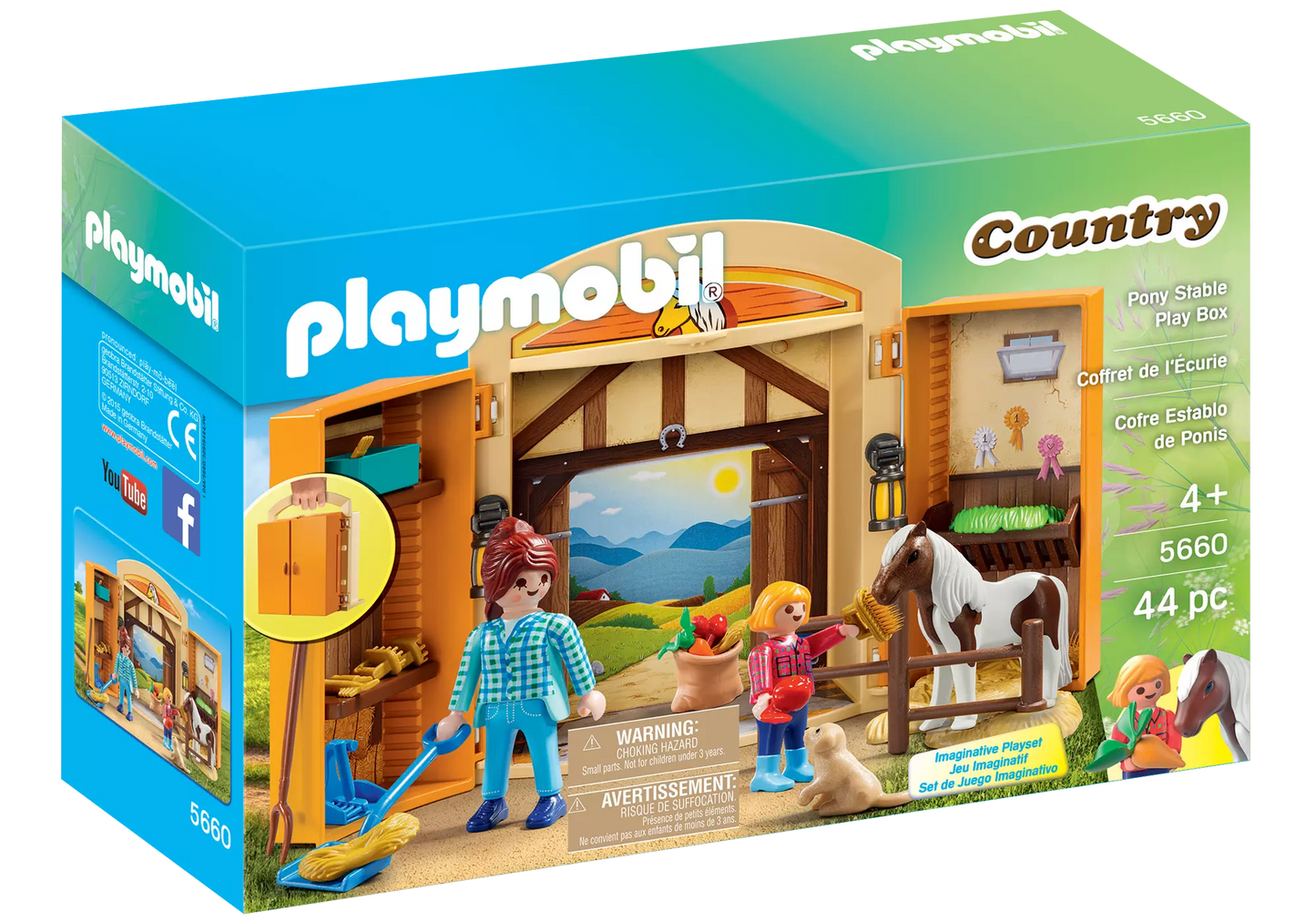 Playmobil 5660 Country Spielbox Ponystall - plegobil