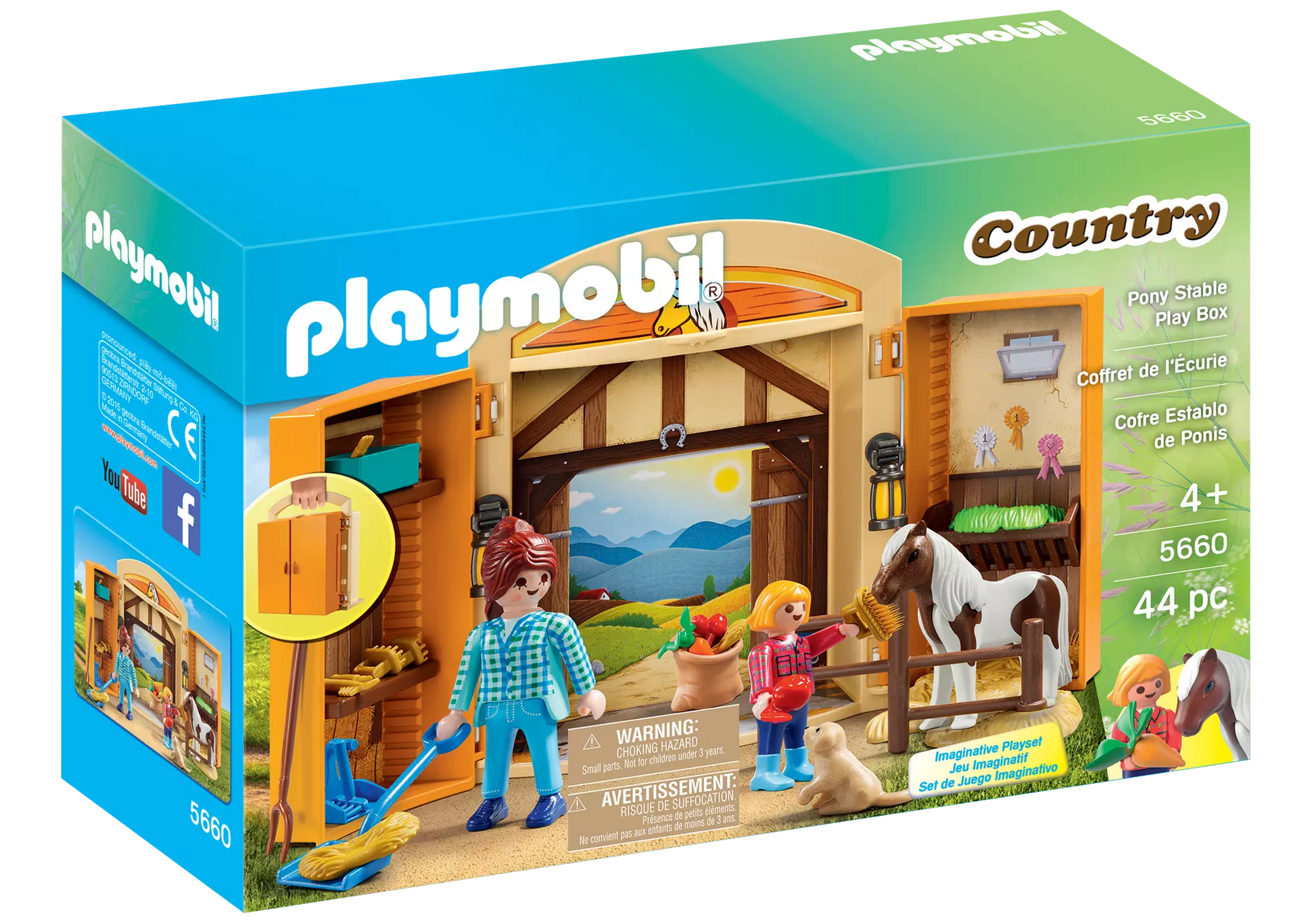 Playmobil 5660 Country Spielbox Ponystall - plegobil