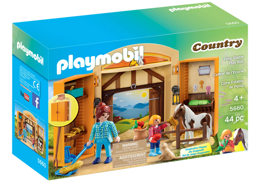 Playmobil 5660 Country Spielbox Ponystall - plegobil