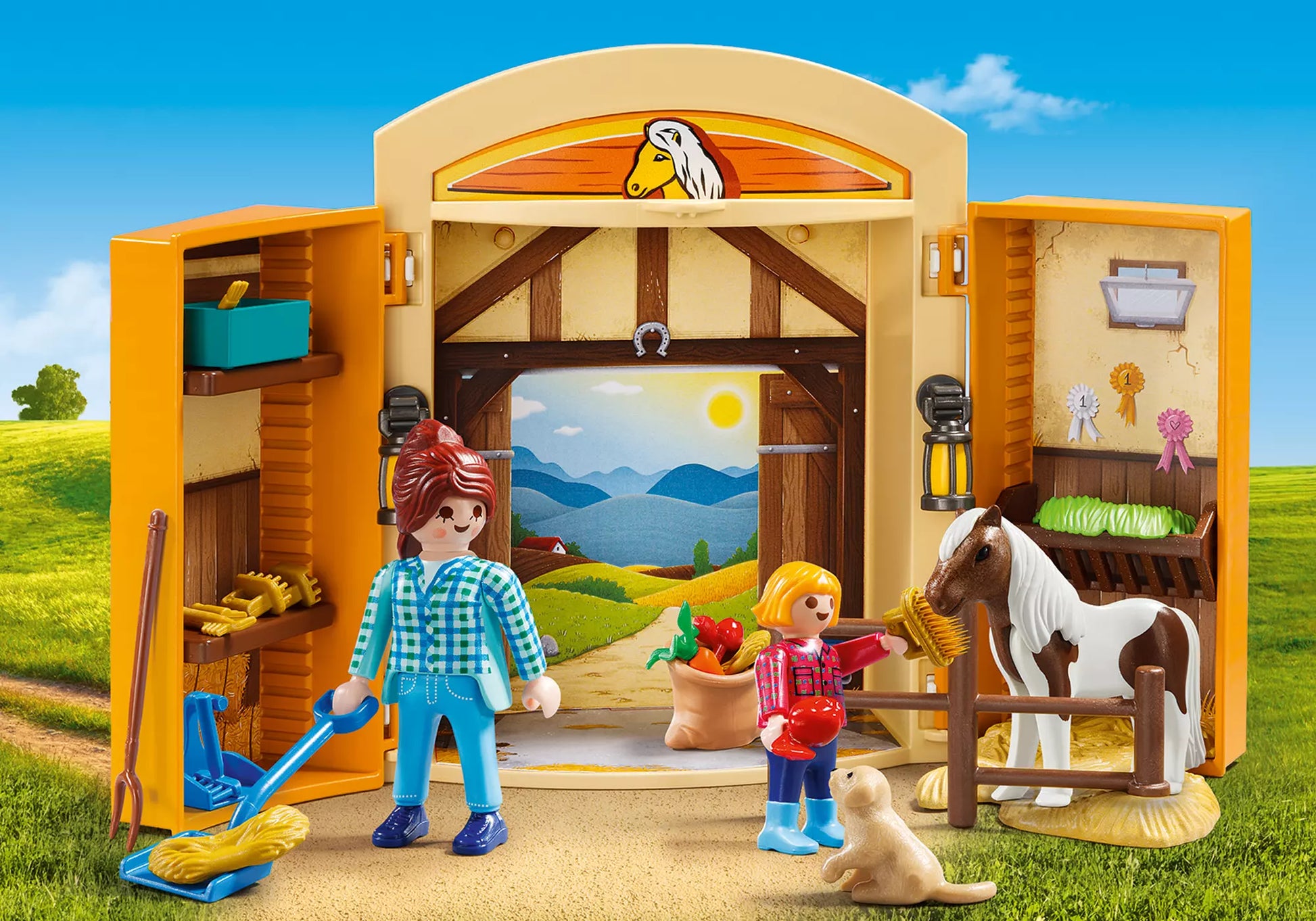 Playmobil 5660 Country Spielbox Ponystall - plegobil