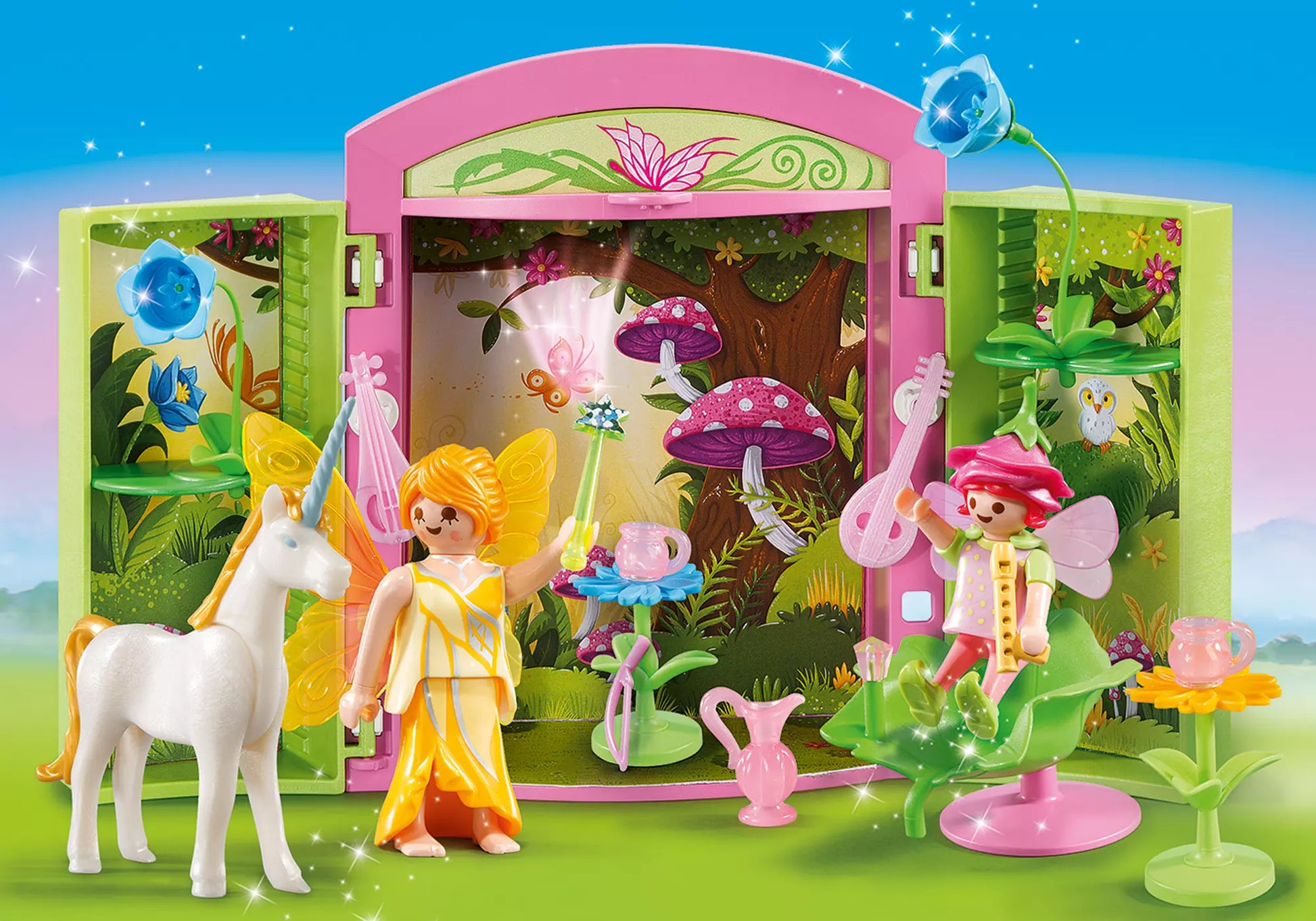 Playmobil 5661 Fairies Spielbox Feengarten - plegobil
