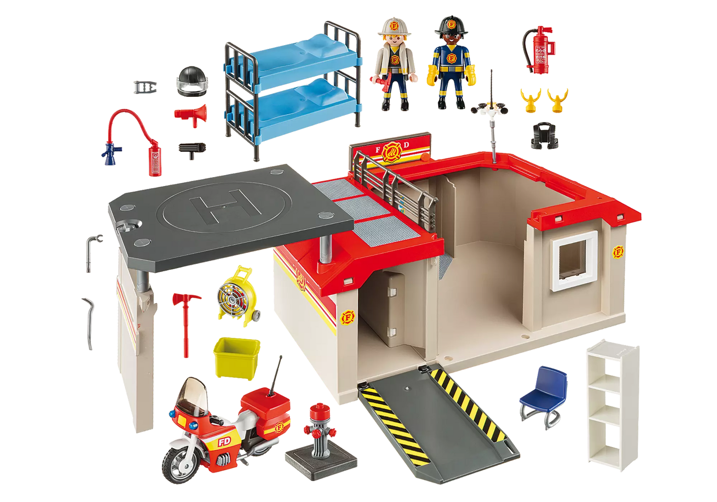 Playmobil 5663 City Action Mitnehm Feuerwehrstation - plegobil