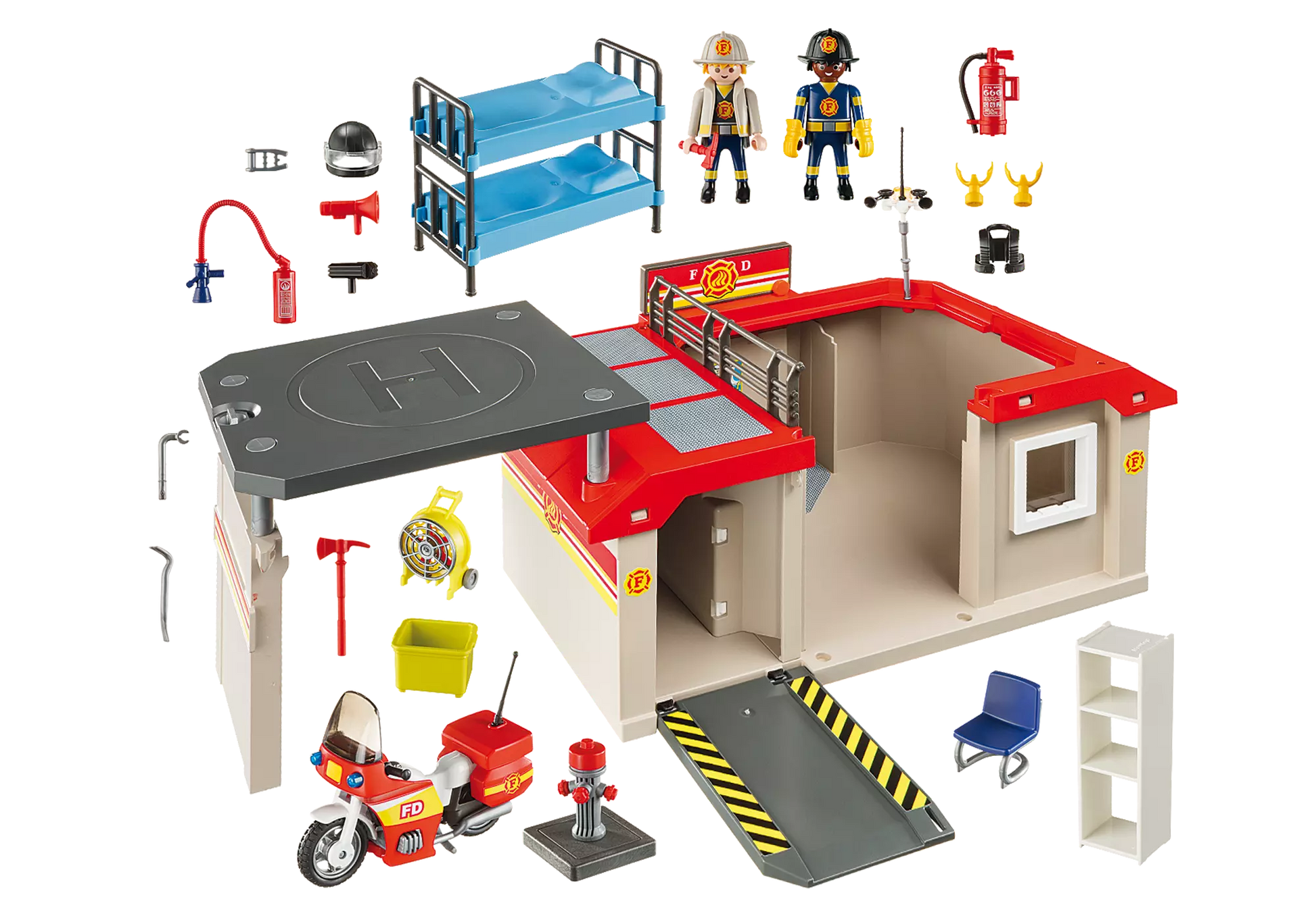 Playmobil 5663 City Action Mitnehm Feuerwehrstation - plegobil