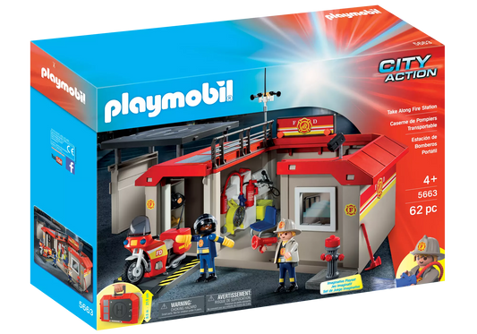 Playmobil 5663 City Action Mitnehm Feuerwehrstation - plegobil