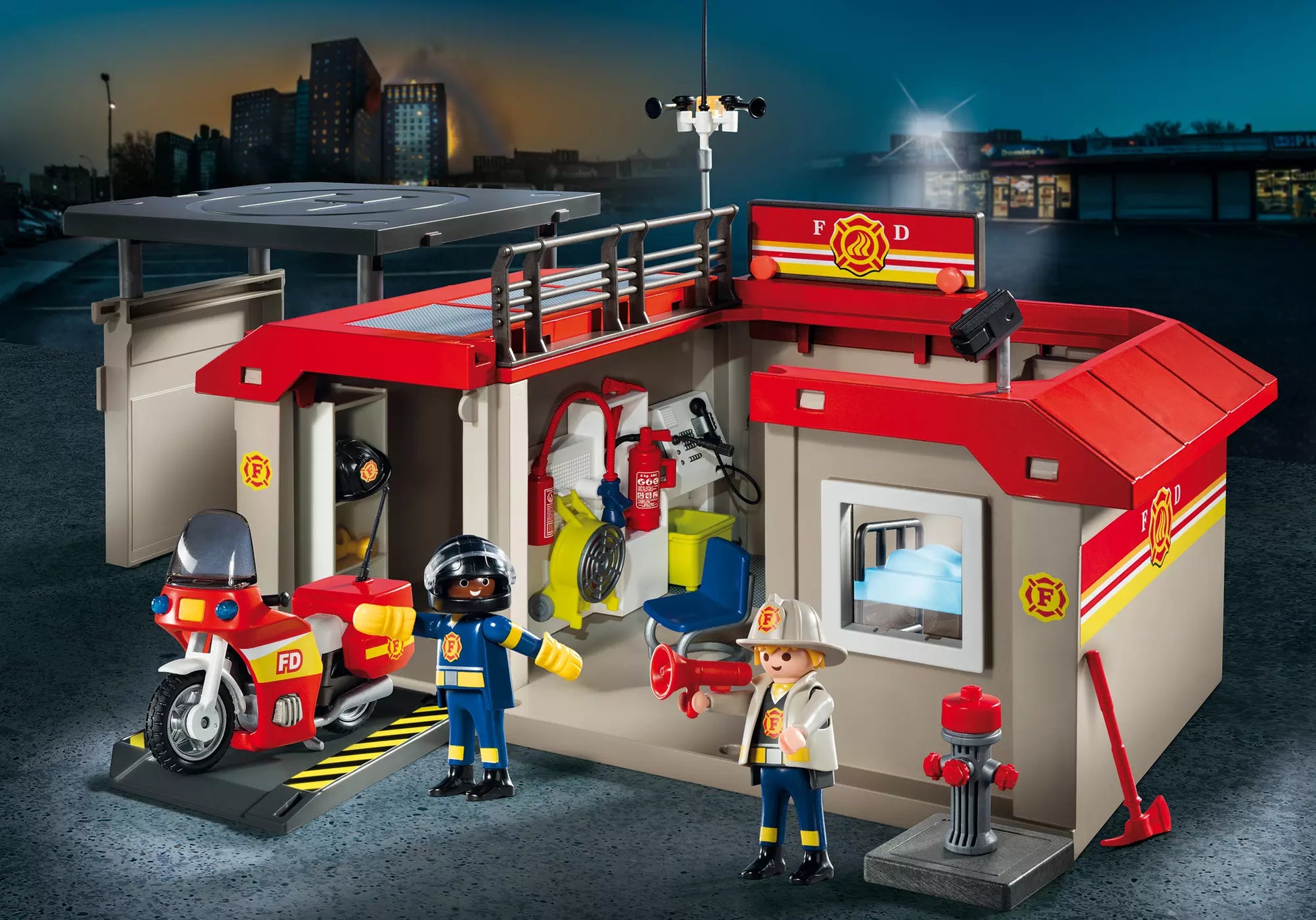 Playmobil 5663 City Action Mitnehm Feuerwehrstation - plegobil