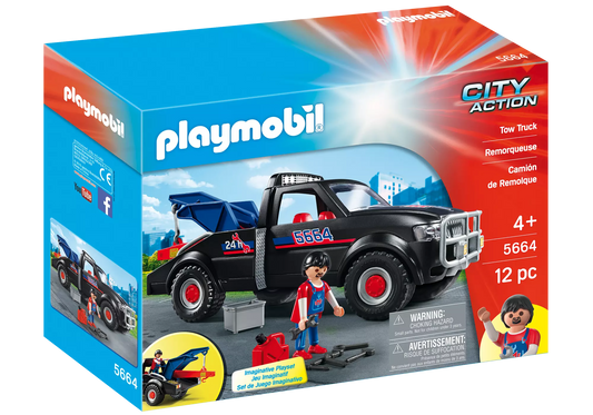 Playmobil 5664 City Action Amerikanischer Abschleppwagen - plegobil