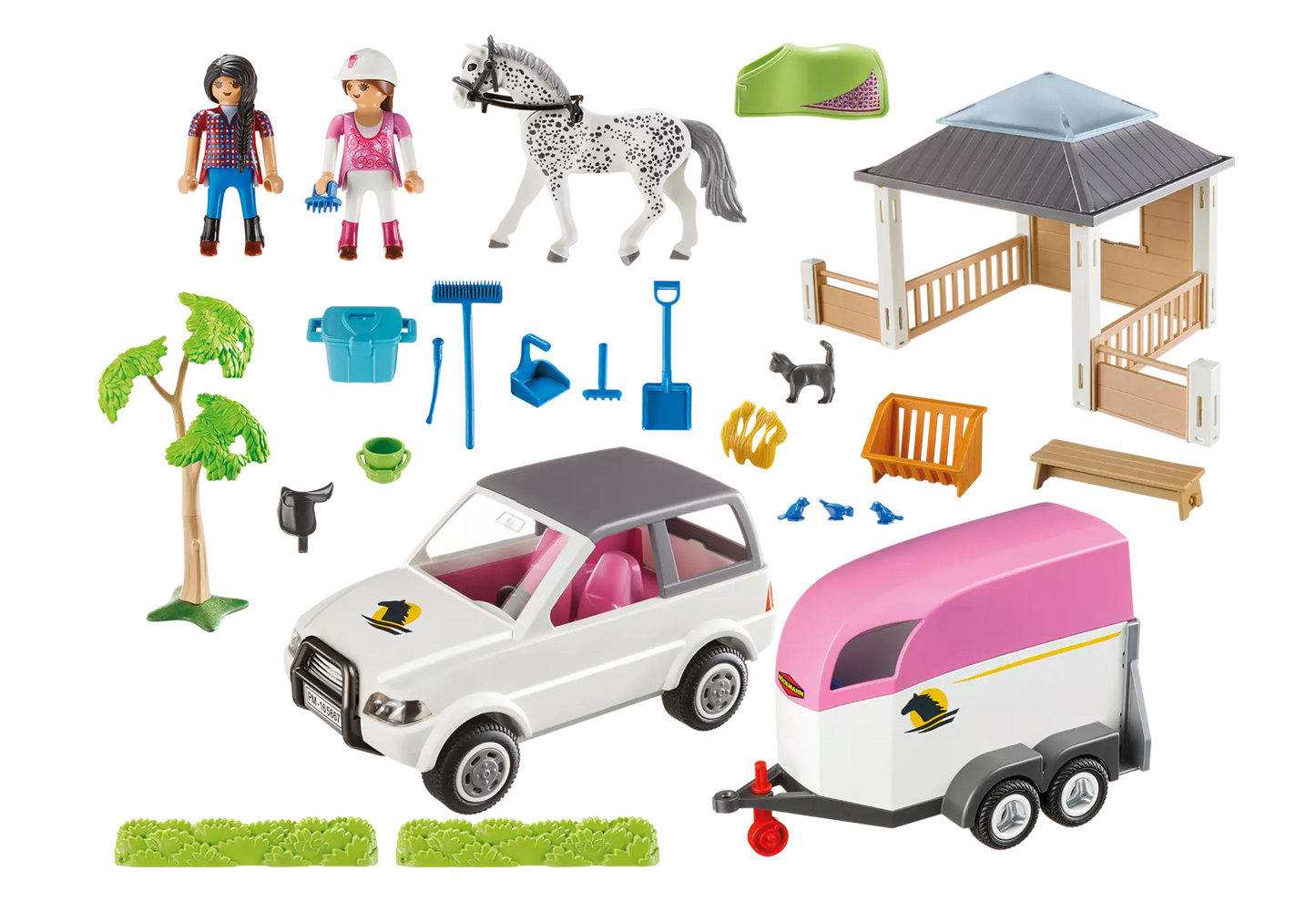 Playmobil 5667 Country Reitstall mit Pferdetransporter - plegobil