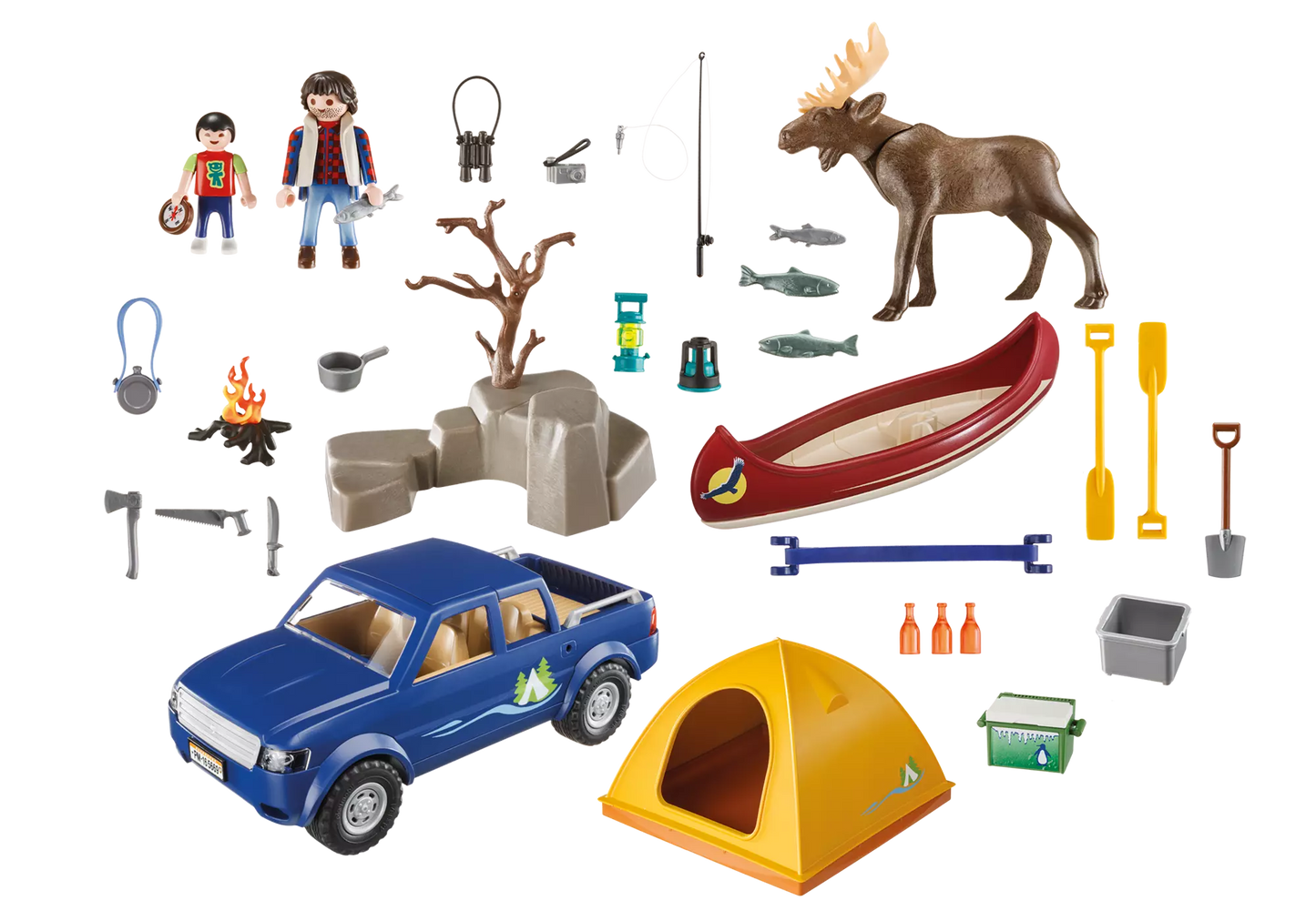 Playmobil 5669 Wild Life Campingausflug mit Pick-Up - plegobil