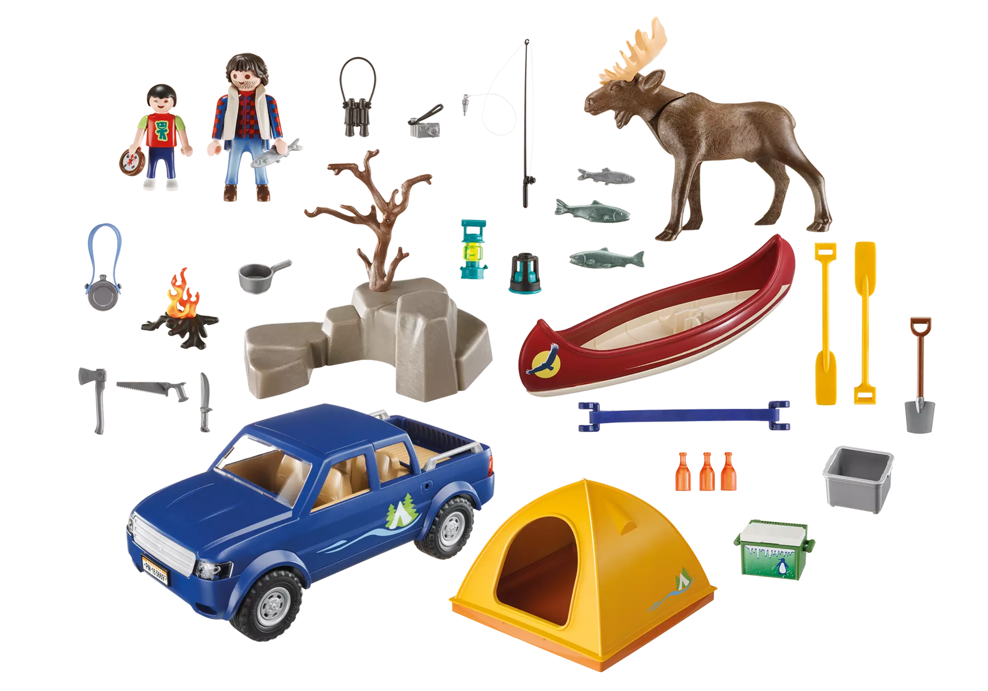 Playmobil 5669 Wild Life Campingausflug mit Pick-Up - plegobil