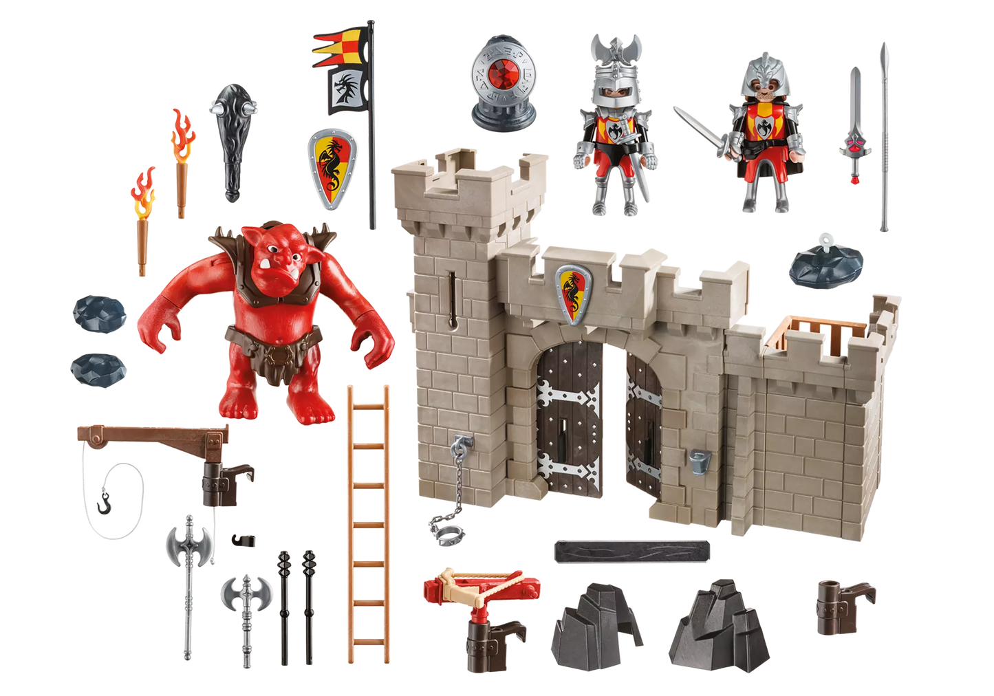 Playmobil 5670 Knights Zitadelle der Ritter mit Troll - plegobil