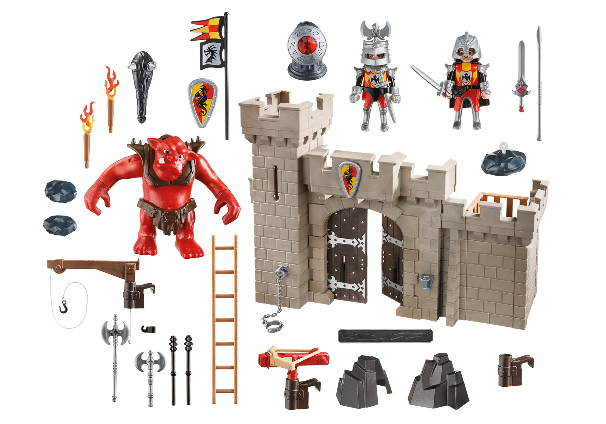 Playmobil 5670 Knights Zitadelle der Ritter mit Troll - plegobil